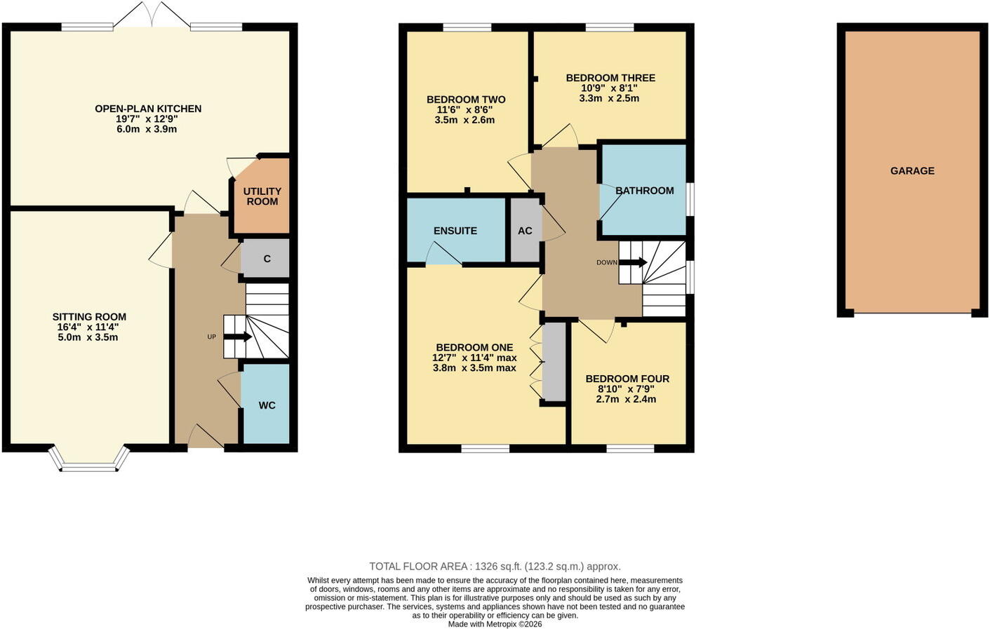 Quince Close, East Leake floorplan