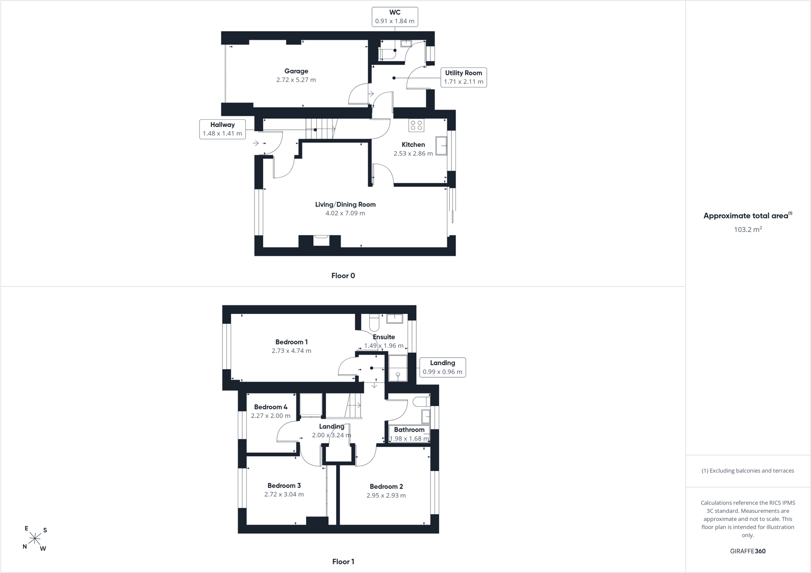 Burton High Close, Harras Moor, Whitehaven, Cumbria, CA28 floorplan