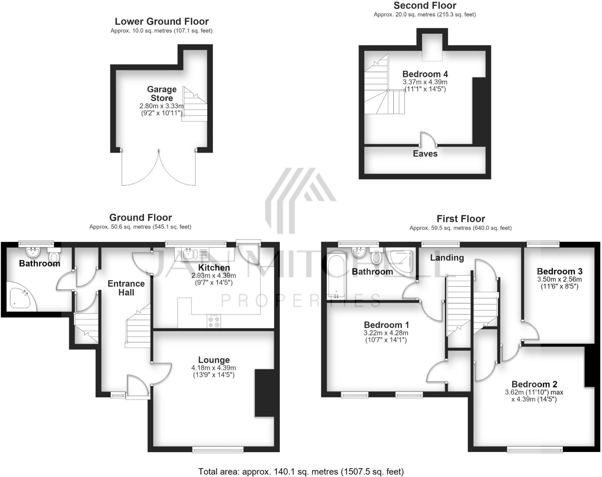 Dene Avenue, Rowlands Gill floorplan