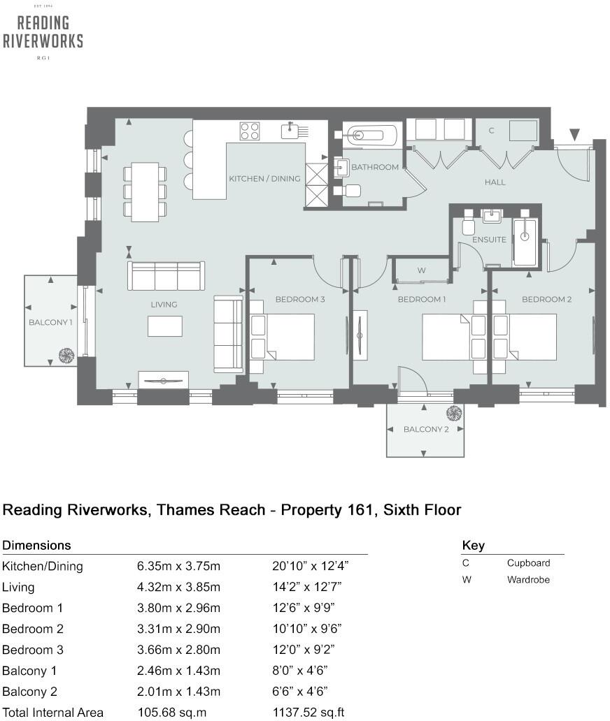 Vastern Road,
Reading,
RG1 floorplan