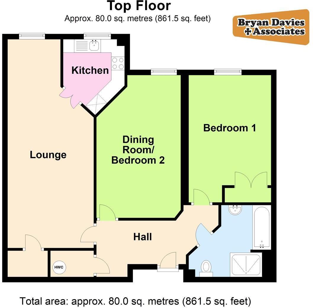 Clarence Road, Llandudno floorplan