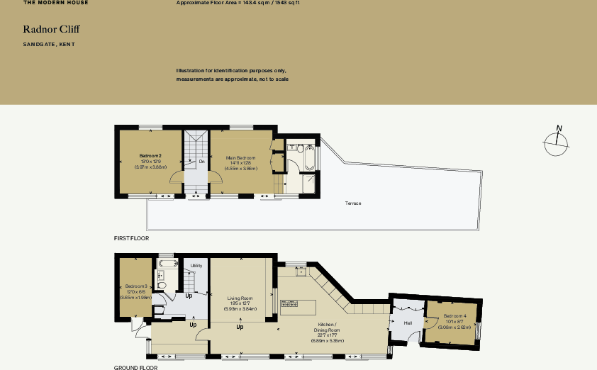 Radnor Cliff, Folkestone, Kent floorplan
