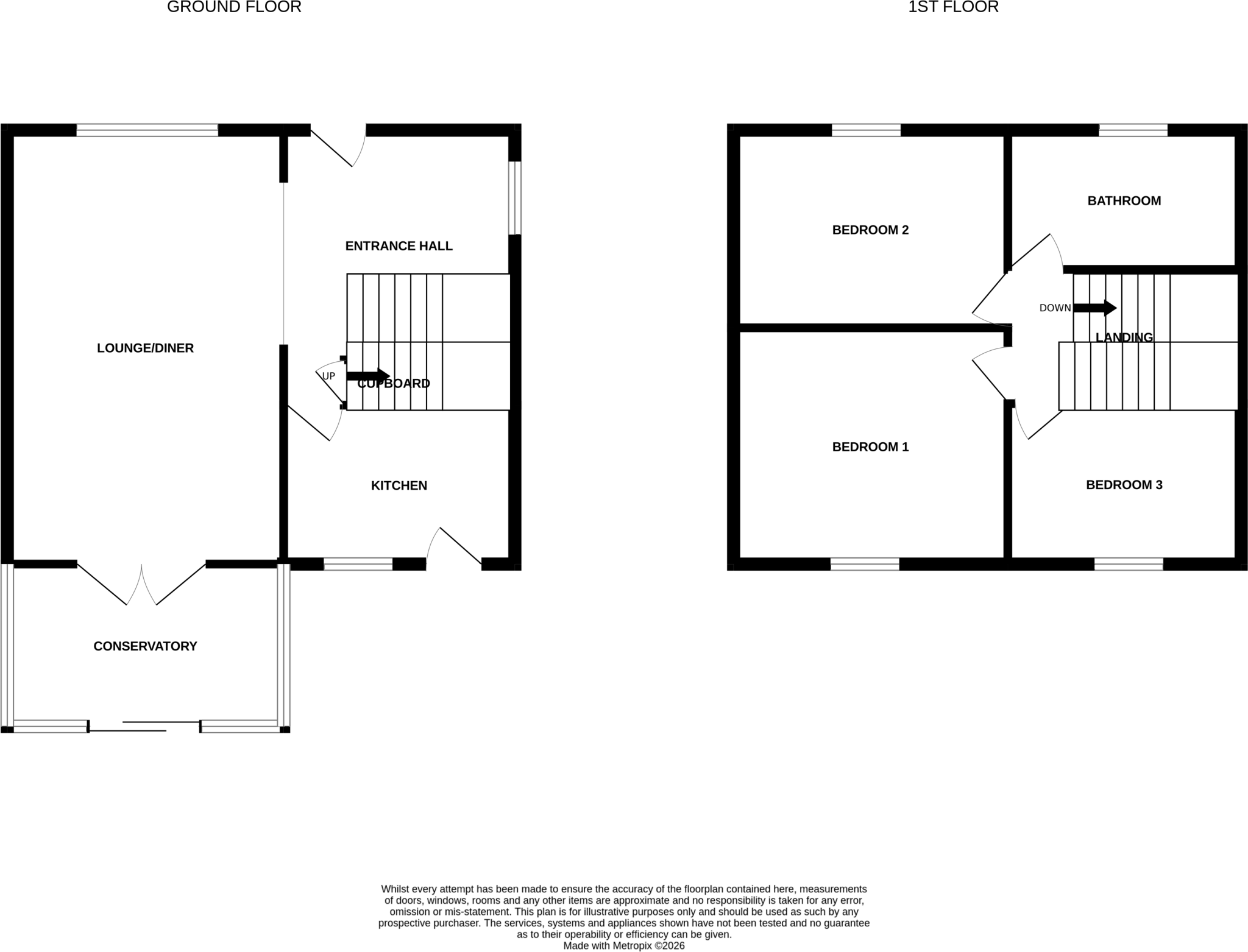 The Crescent, Weaverham floorplan