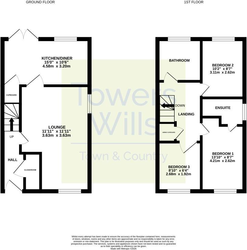 Burrow Hill View, Martock, Somerset, TA12 floorplan