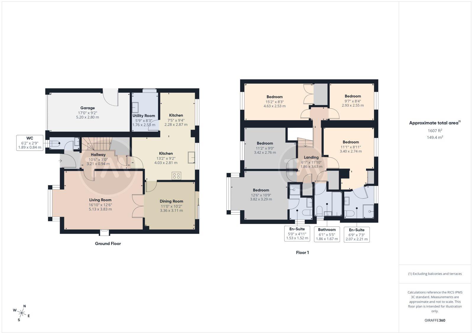 Sparrowhawk Way, Hartford, Huntingdon, Cambridgeshire, PE29 floorplan