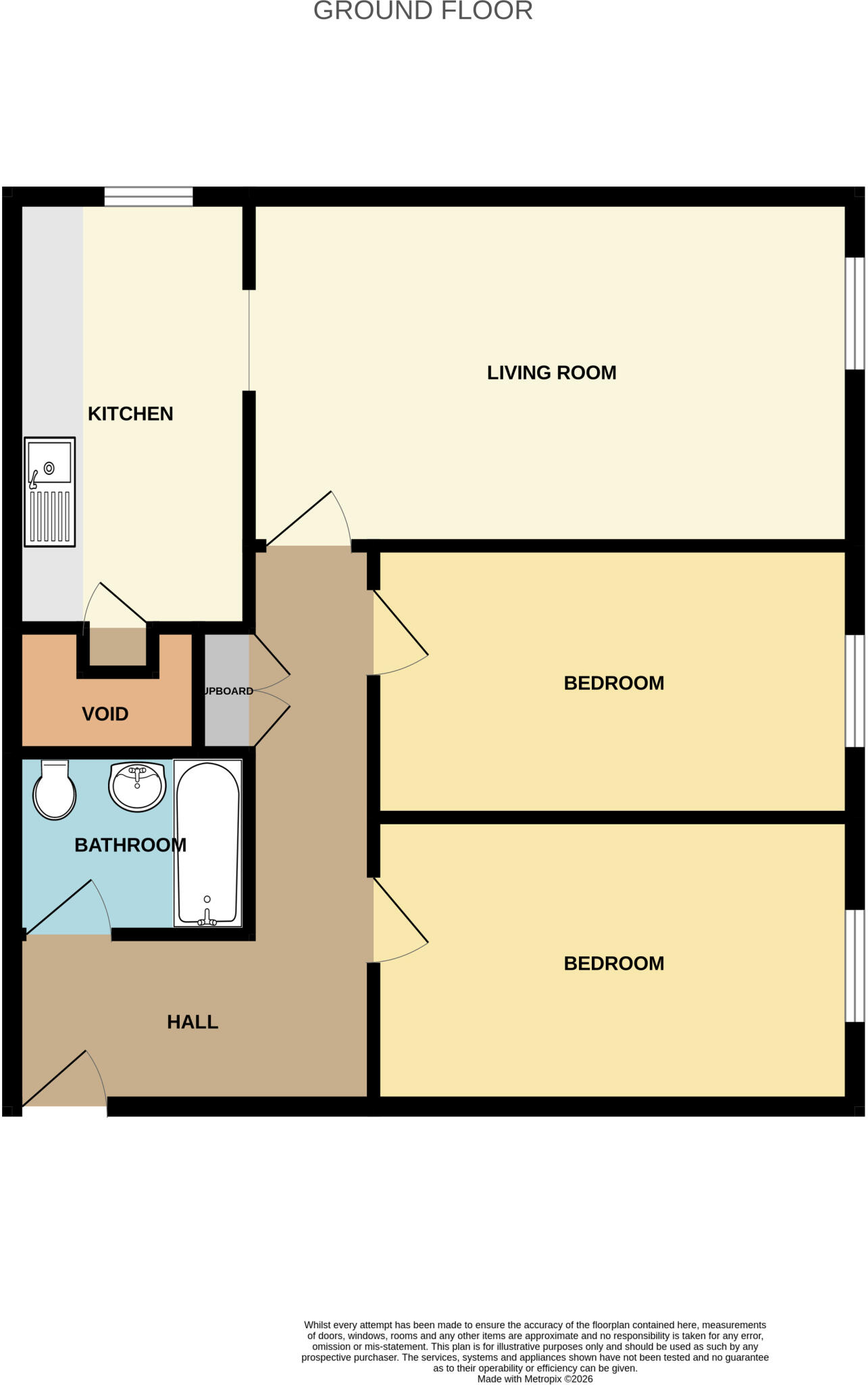 Flat 67, Park House, Bridge Road, St. Austell, Cornwall PL25 5HD floorplan