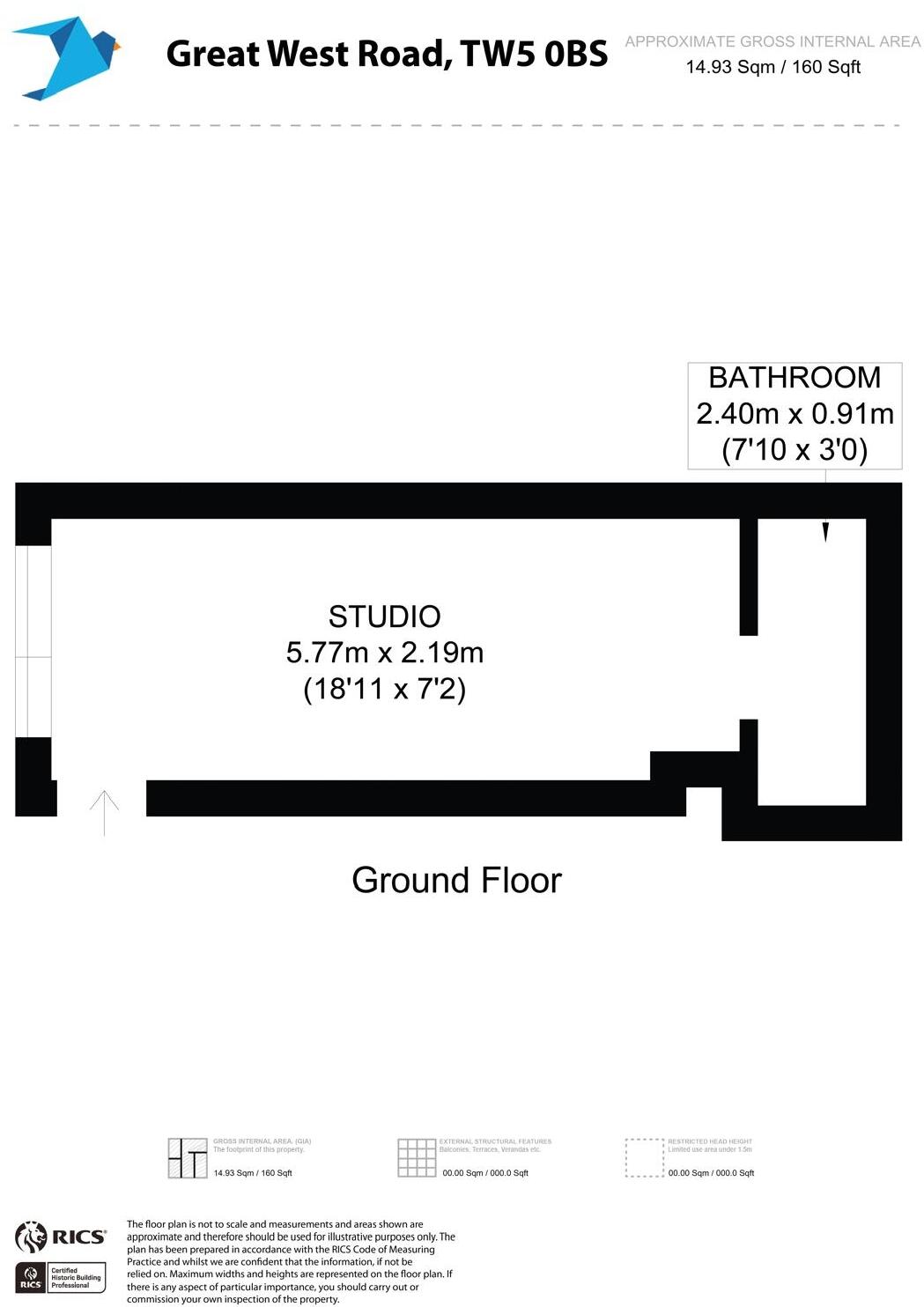 Great West Road, Hounslow, TW5 floorplan