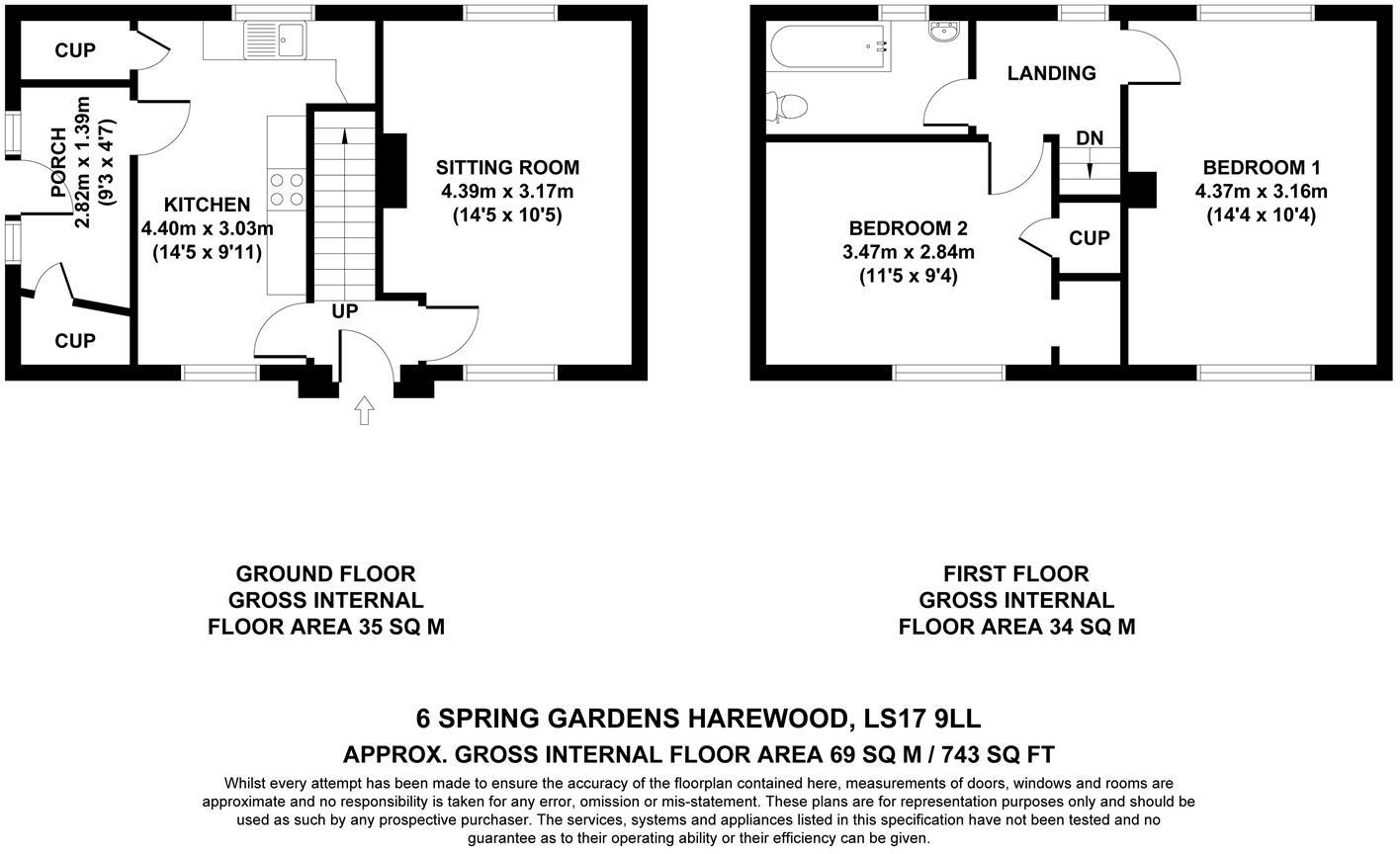 Spring Gardens, Harewood, Leeds, LS17 floorplan