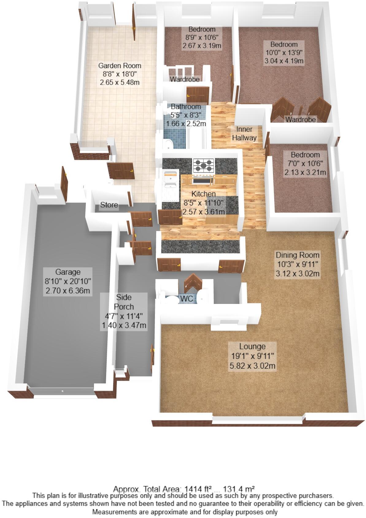Hill Close, Sedgwick, Kendal, Cumbria, LA8 floorplan