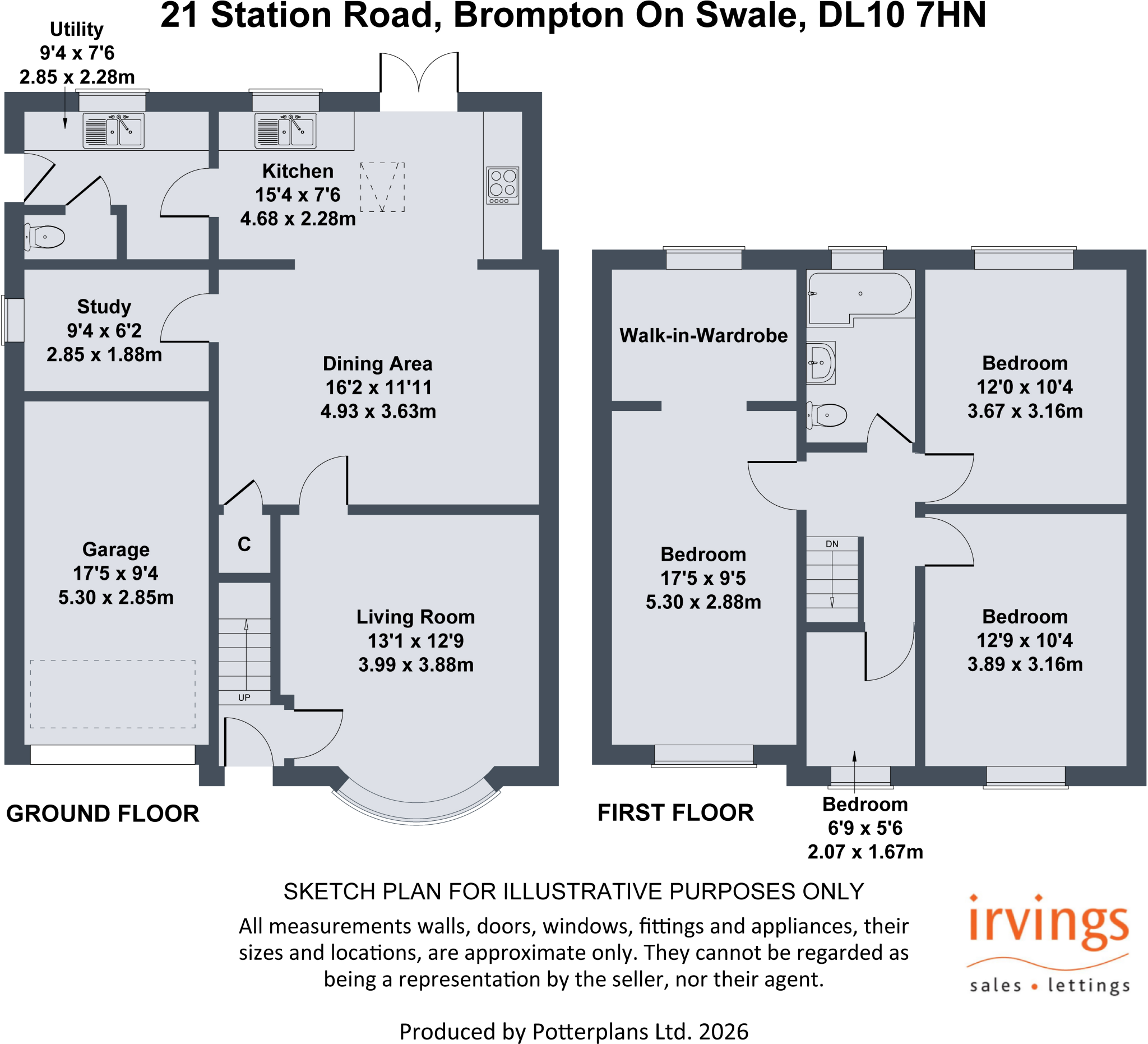 Station Road, Brompton On Swale floorplan
