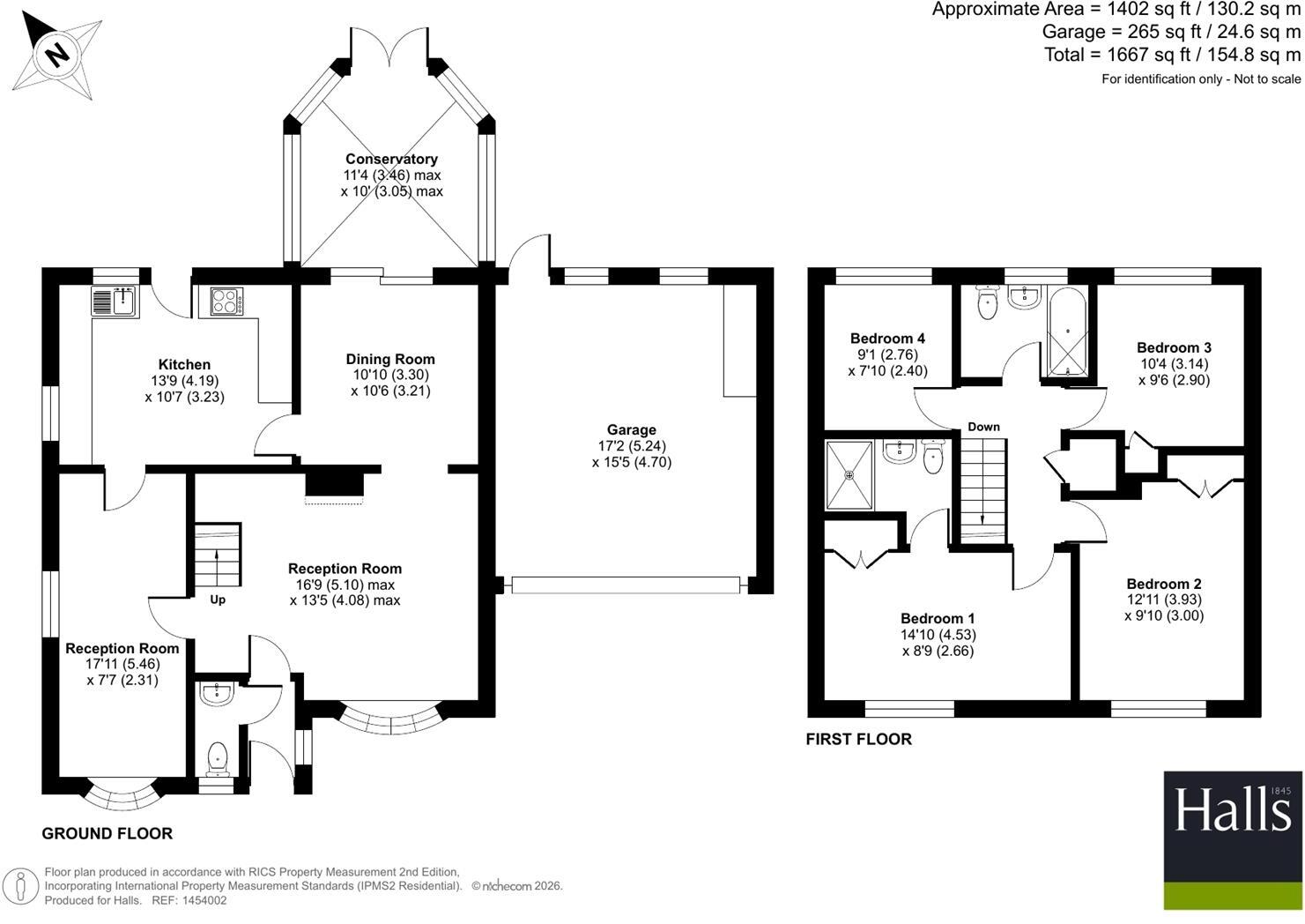 Lime Close, Ellesmere. floorplan