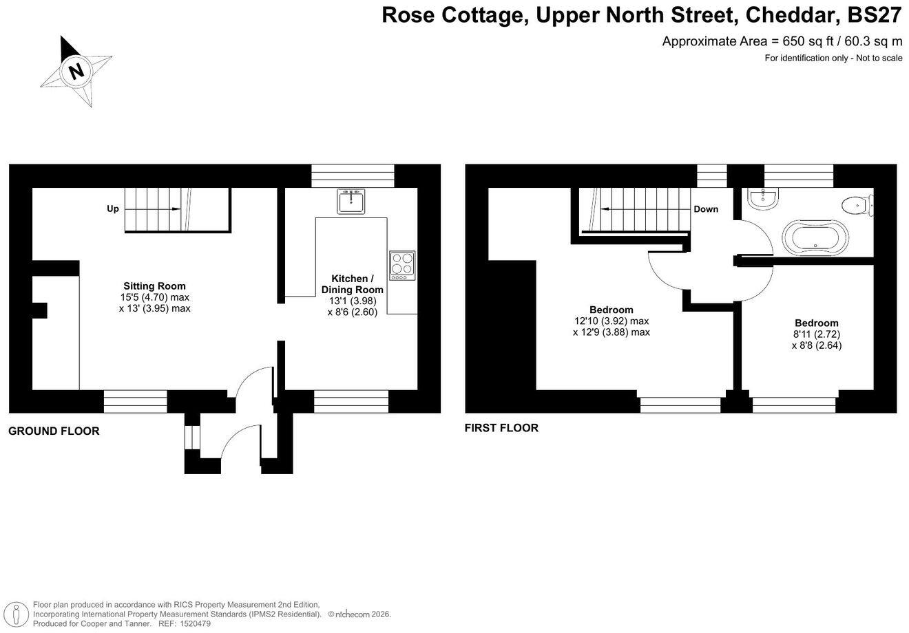 Upper North Street, Cheddar, BS27 floorplan