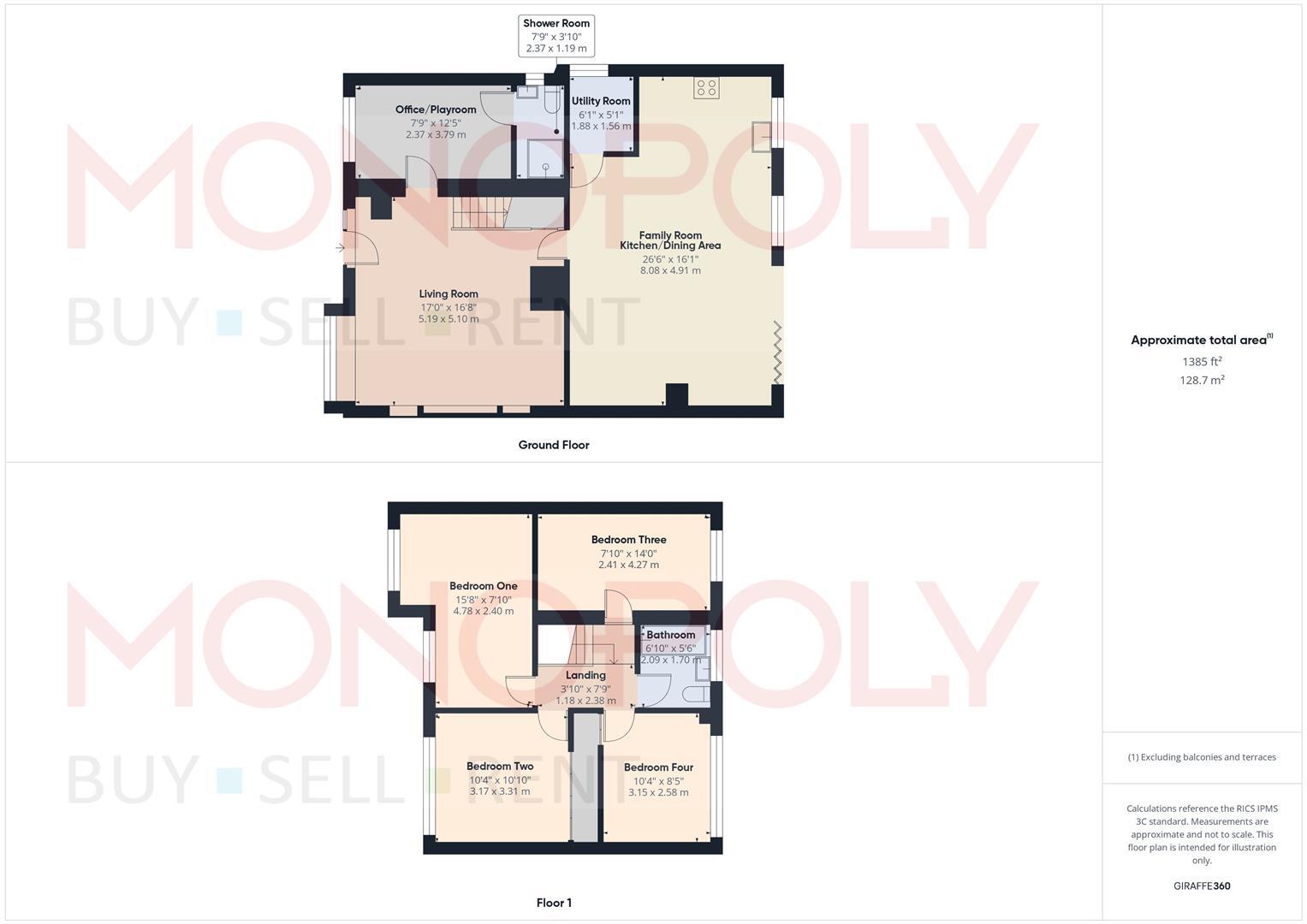 Willow Drive, Llay, Wrexham floorplan
