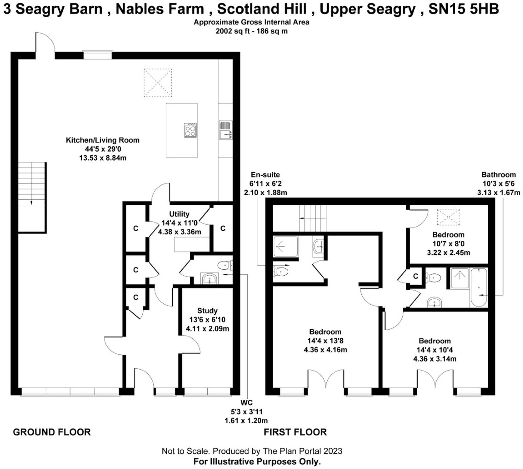Upper Seagry, Nables Farm, SN15 floorplan