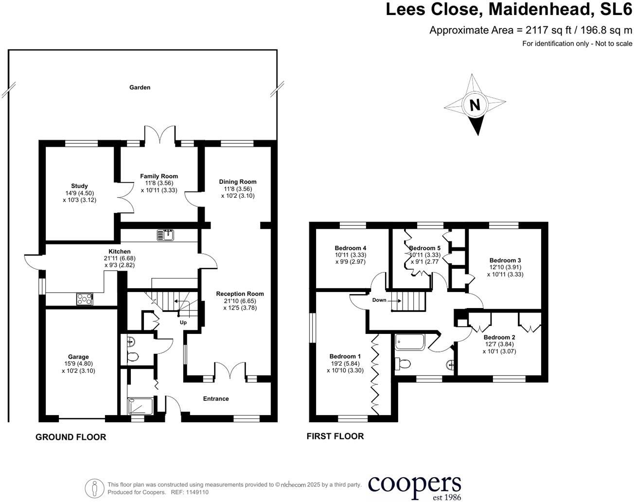 Lees Close, Altwood Area, Maidenhead, SL6 floorplan