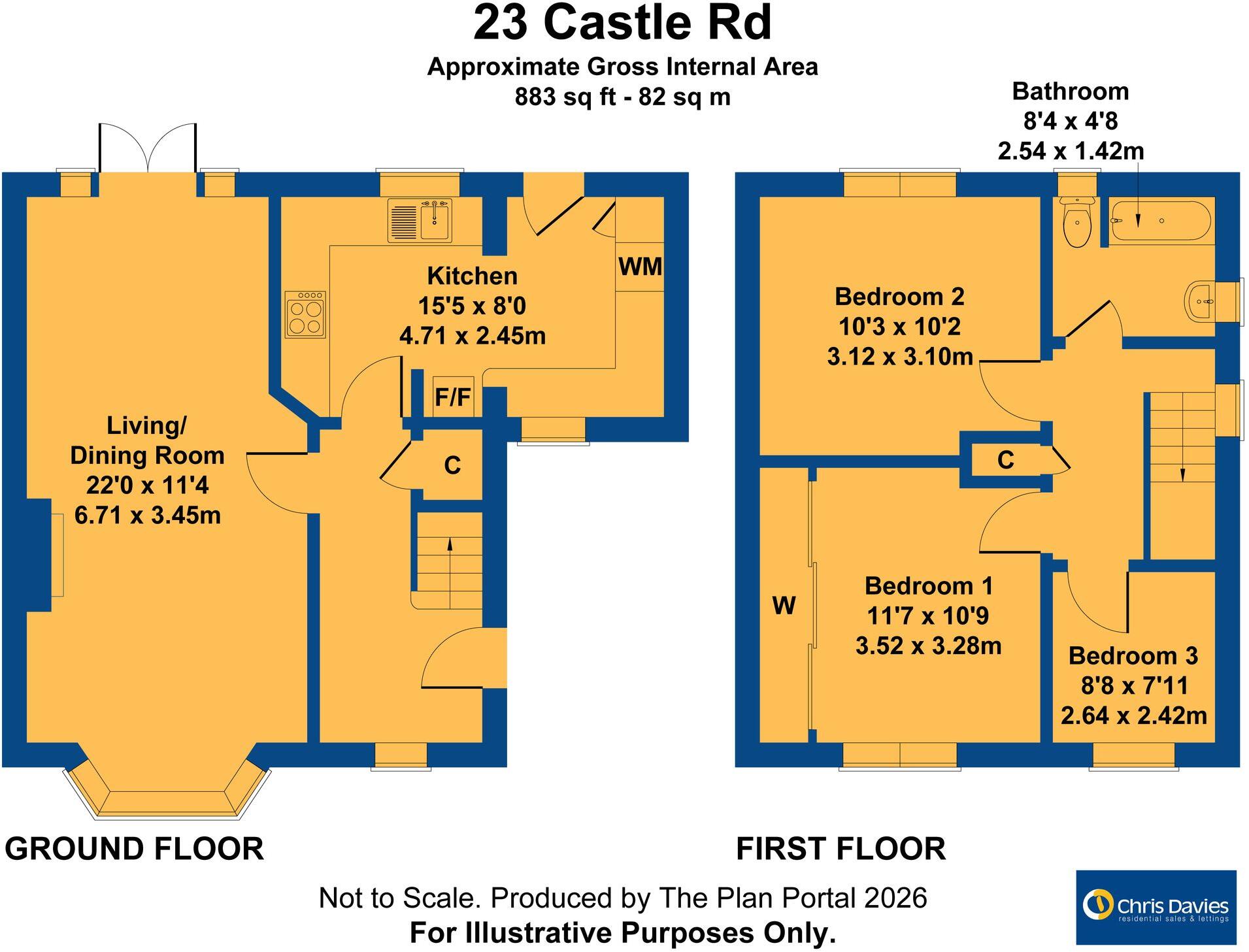 Castle Road, Rhoose, CF62 floorplan