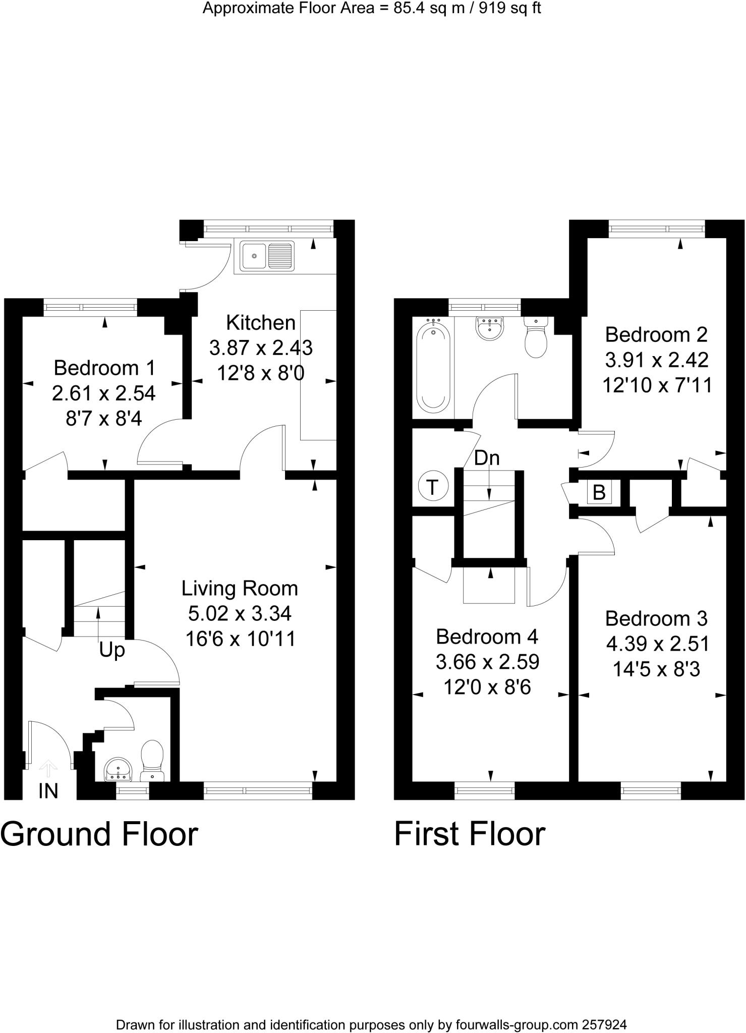 The Chantrys, Farnham, Surrey, GU9 floorplan