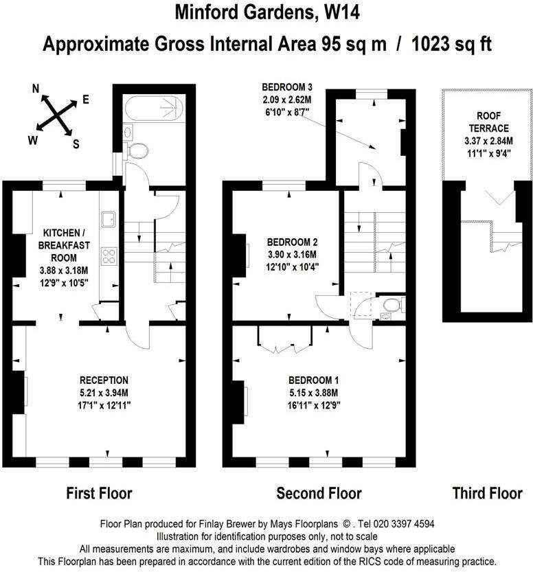 Minford Gardens, Brook Green, W14 floorplan