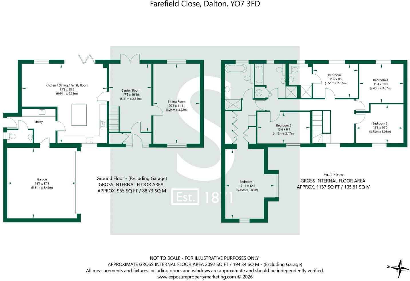 Farefield Close, Dalton, Thirsk floorplan