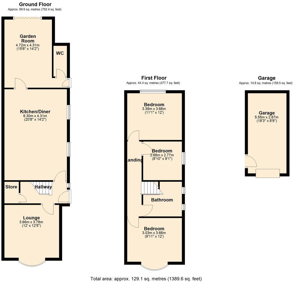 Slyne Road, Bolton le Sands, Carnforth, LA5 floorplan