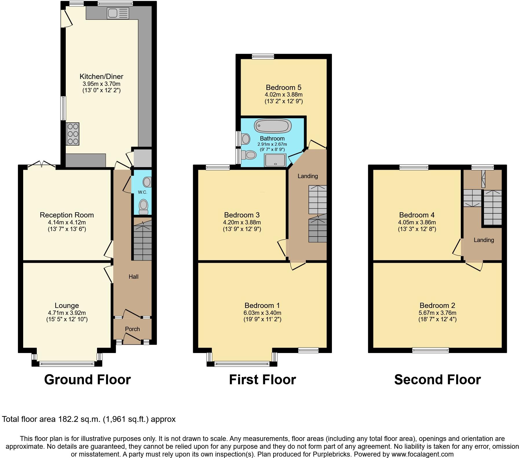 Whitehedge Road, Liverpool, L19 floorplan