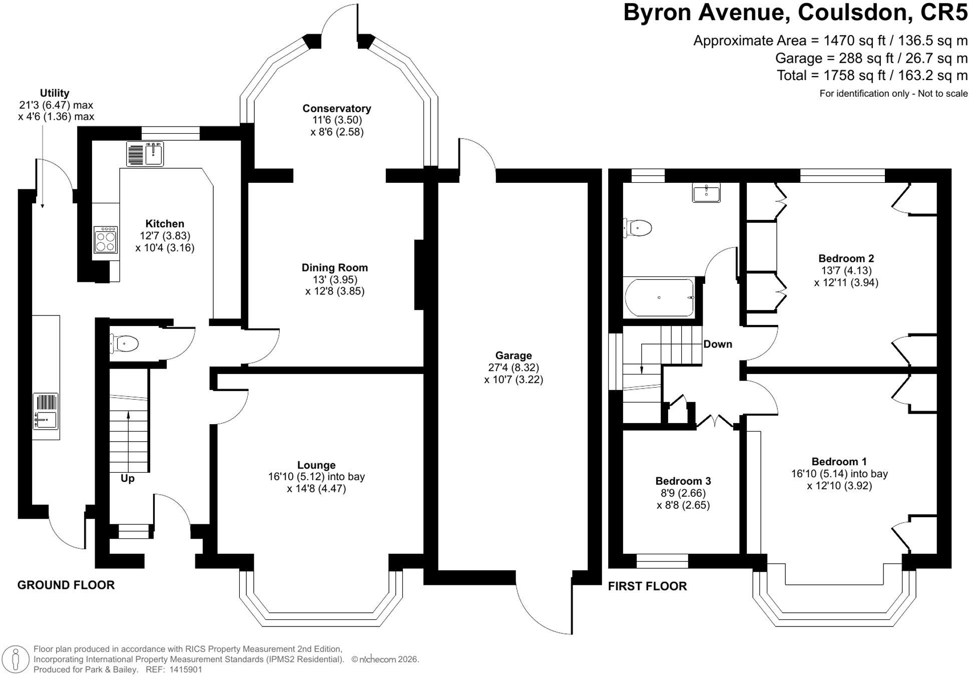 Byron Avenue, Coulsdon, CR5 floorplan
