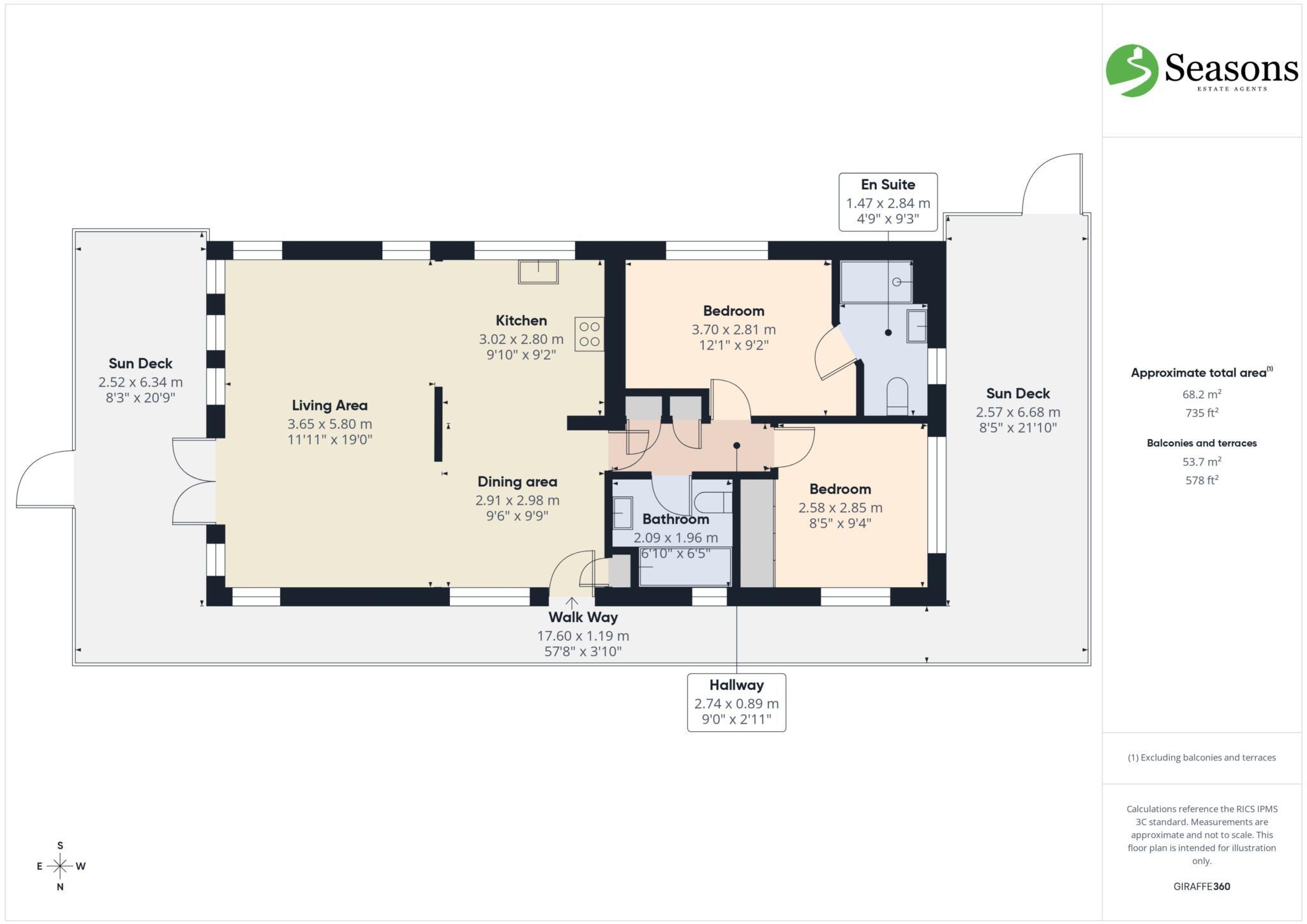 Killigarth Manor Holiday Park, Polperro floorplan