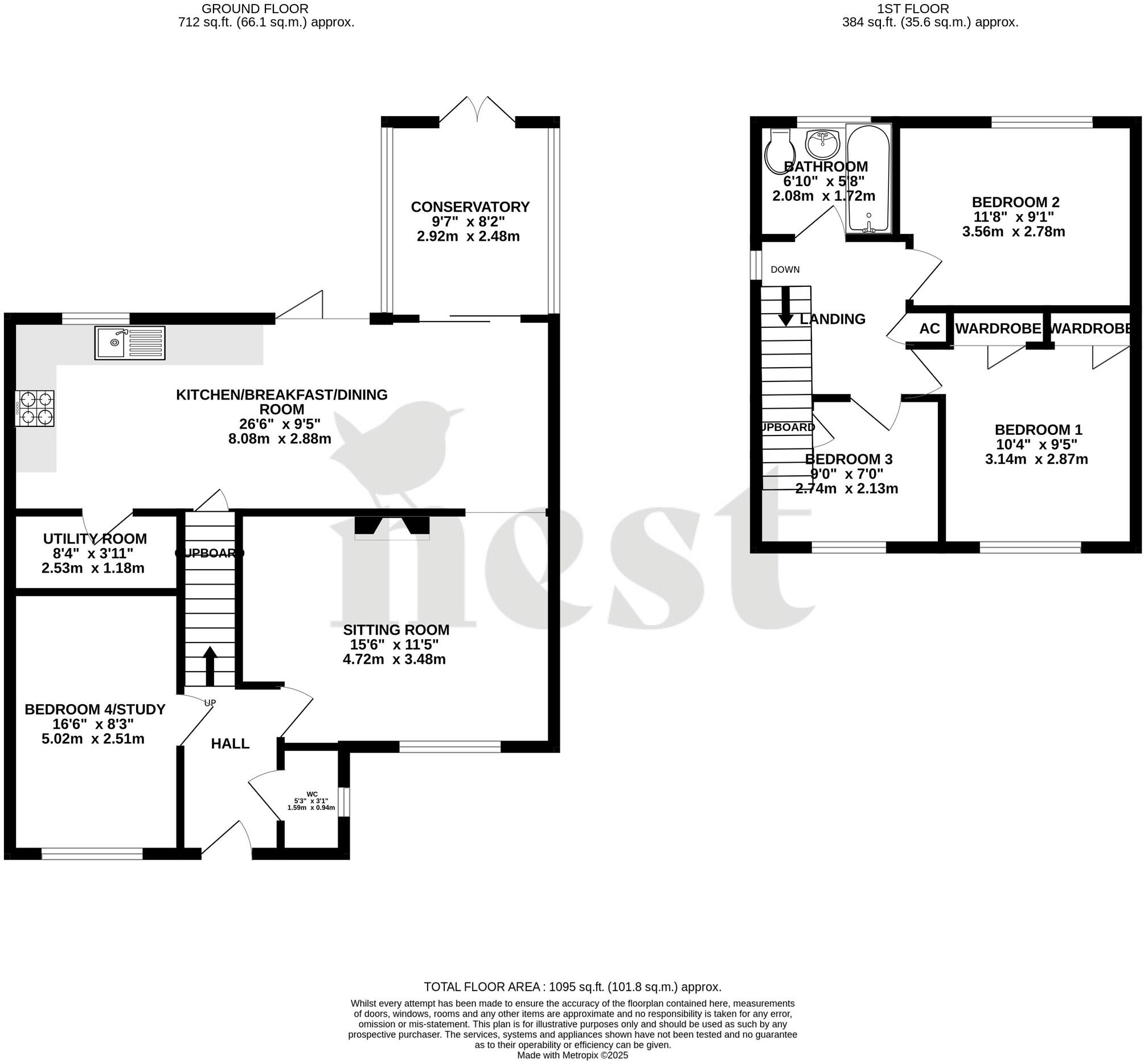 Culm Lea, Cullompton, Devon, EX15 1NJ floorplan