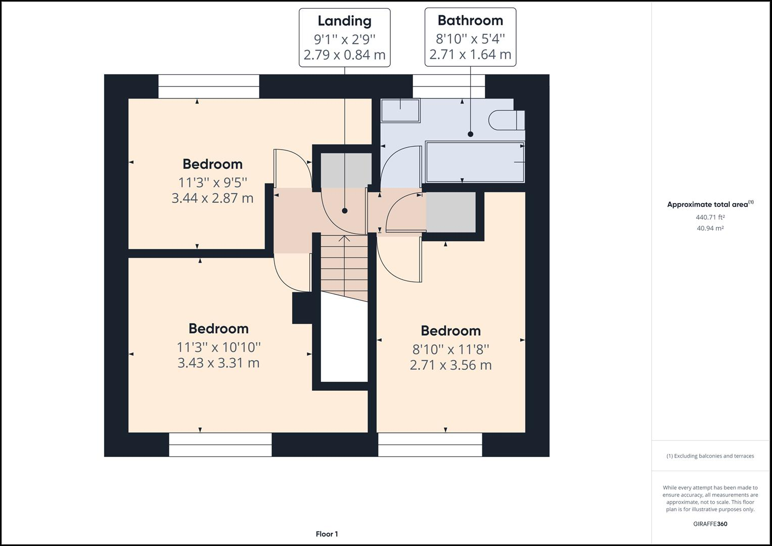 Holly Copse, Stevenage, Hertfordshire, SG1 1QT floorplan
