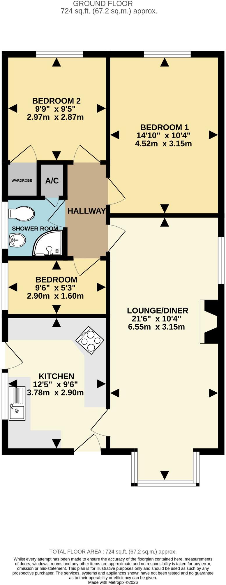 Spruce Avenue, Waterlooville floorplan