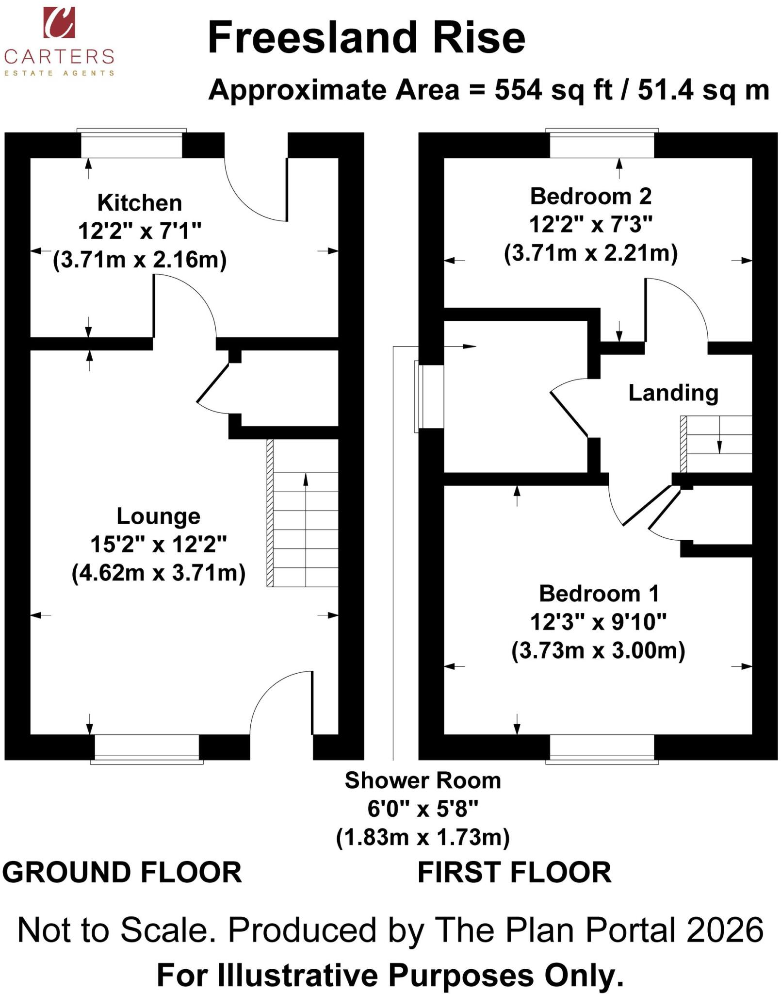 Freesland Rise, Nuneaton, CV10 floorplan