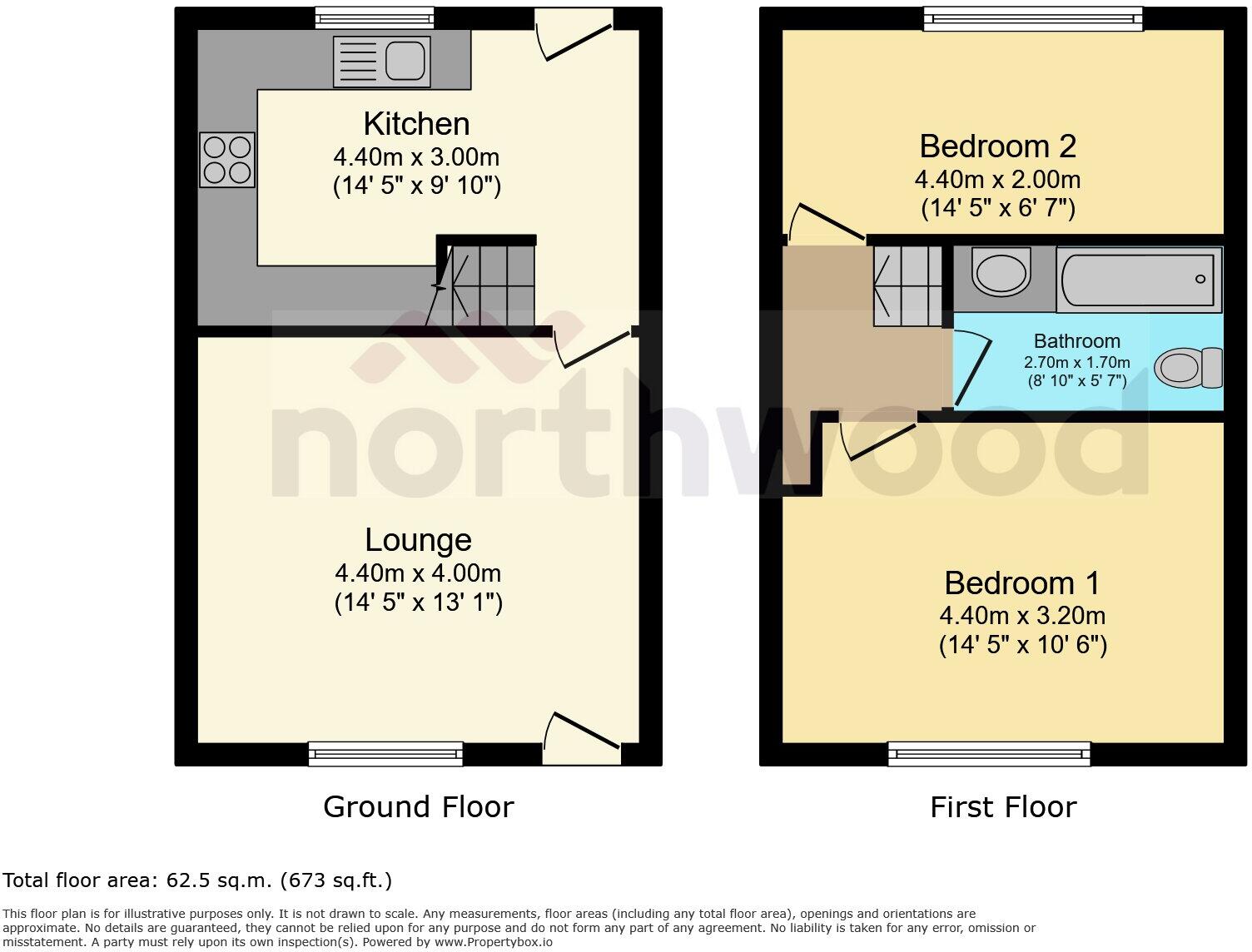 Woodend Street, Oldham, OL4 floorplan