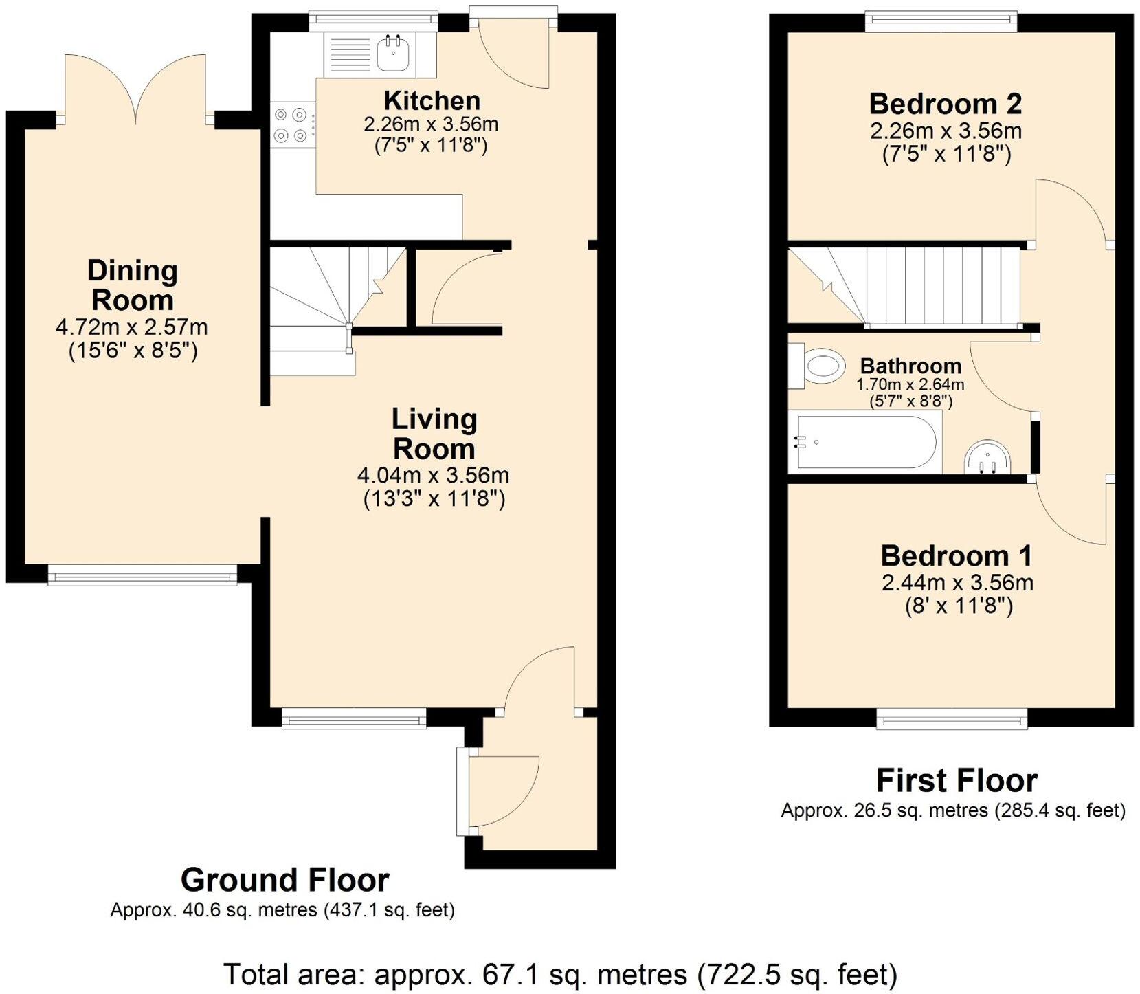 Wareham Close, Accrington, BB5 floorplan
