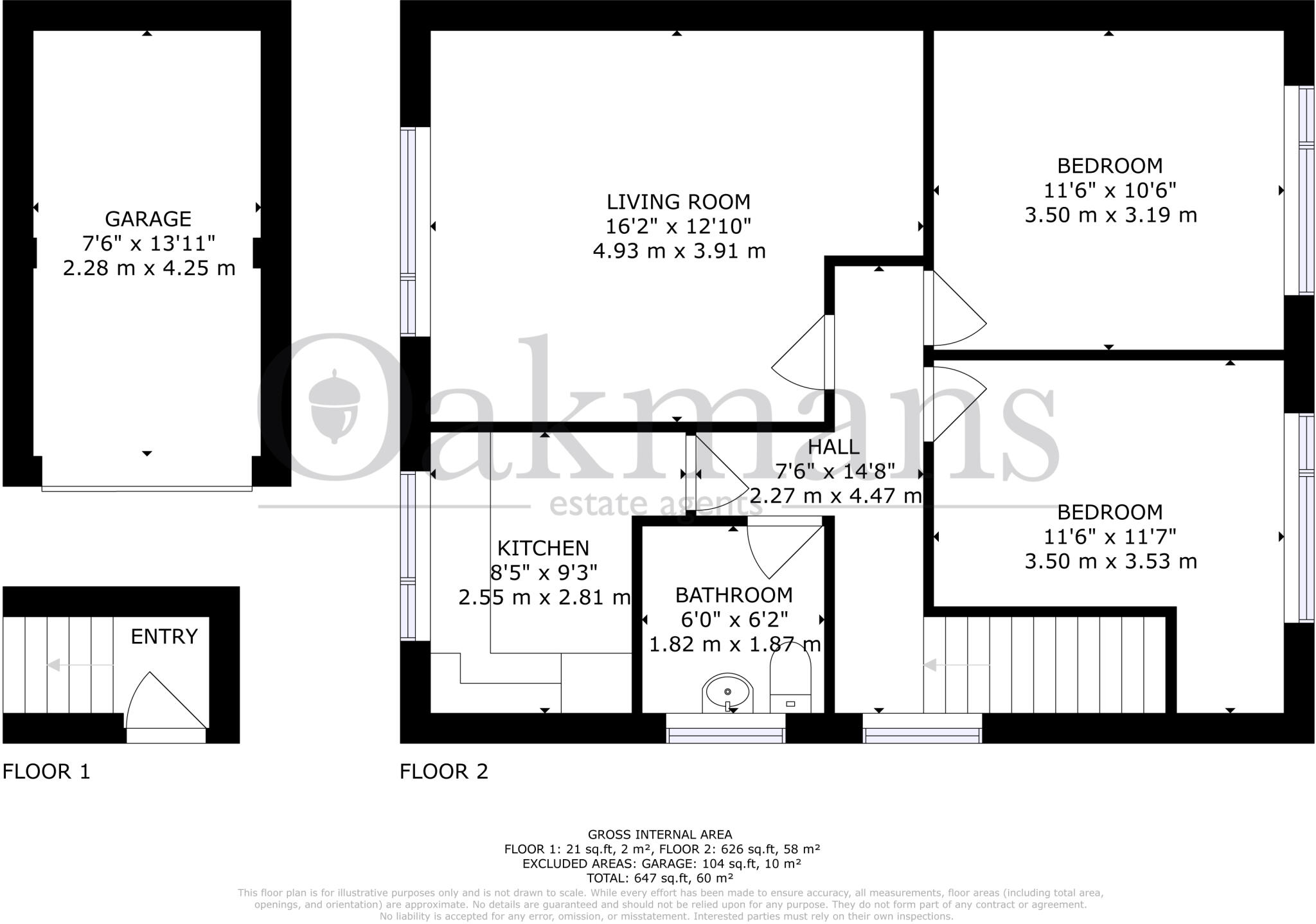 South Road, Birmingham, B31 floorplan