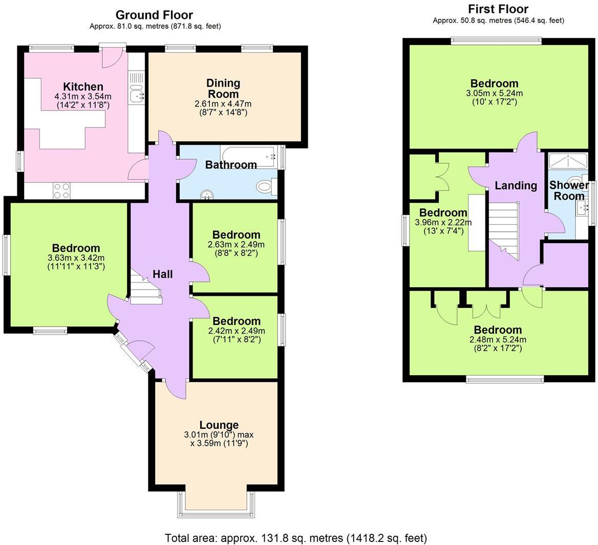 Louvaine Avenue, Wickford floorplan