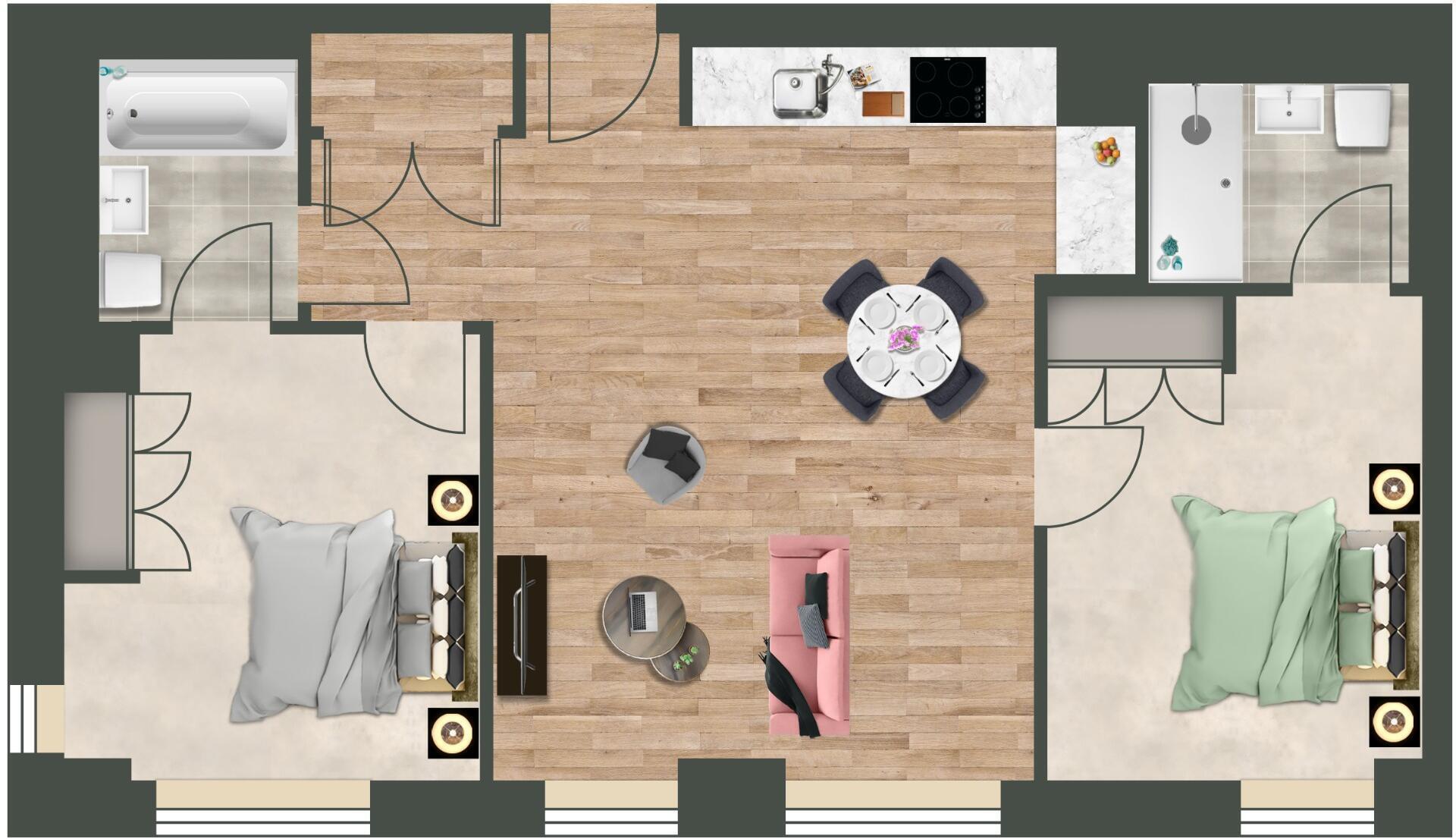 Mcewan Walk, Fountainbridge, Edinburgh floorplan
