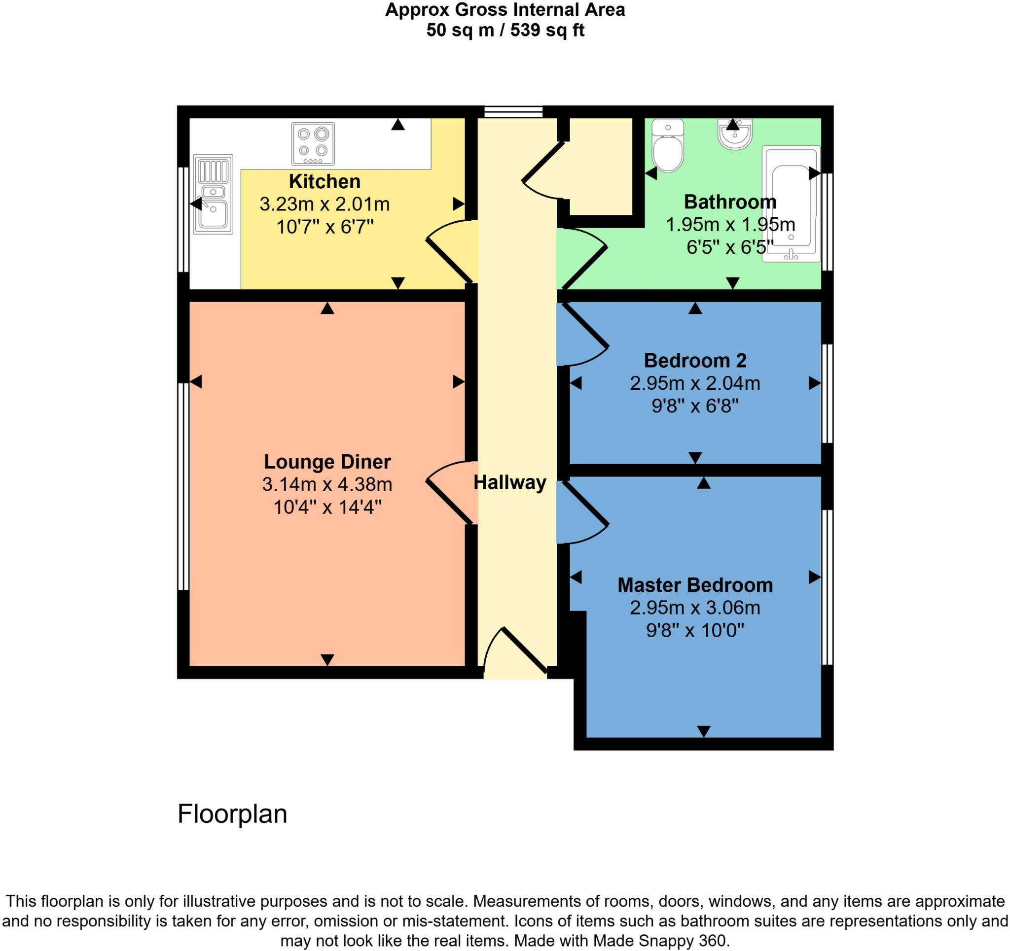 West Parade, Warminster, BA12 floorplan
