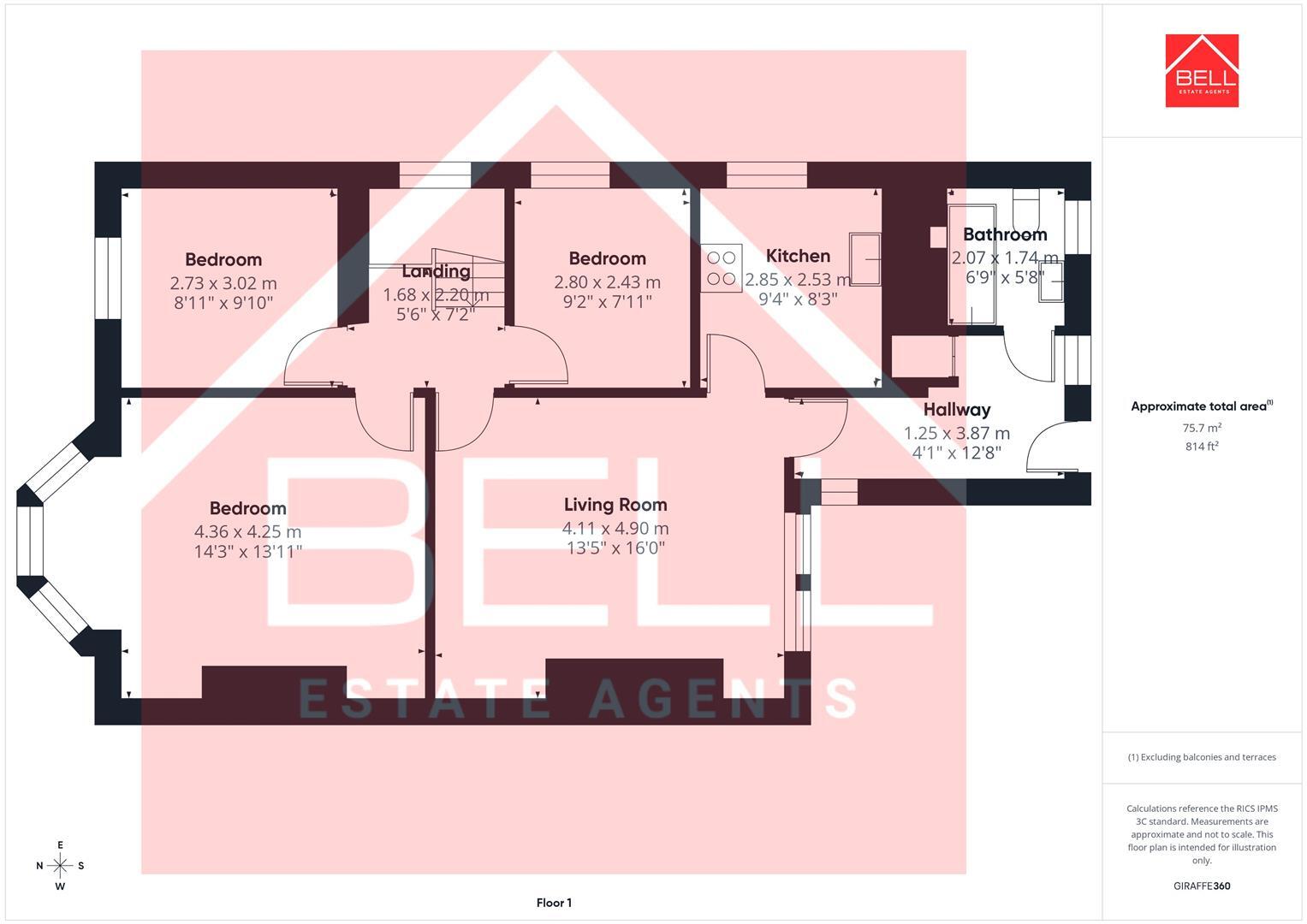 Rochester Terrace, Gateshead floorplan