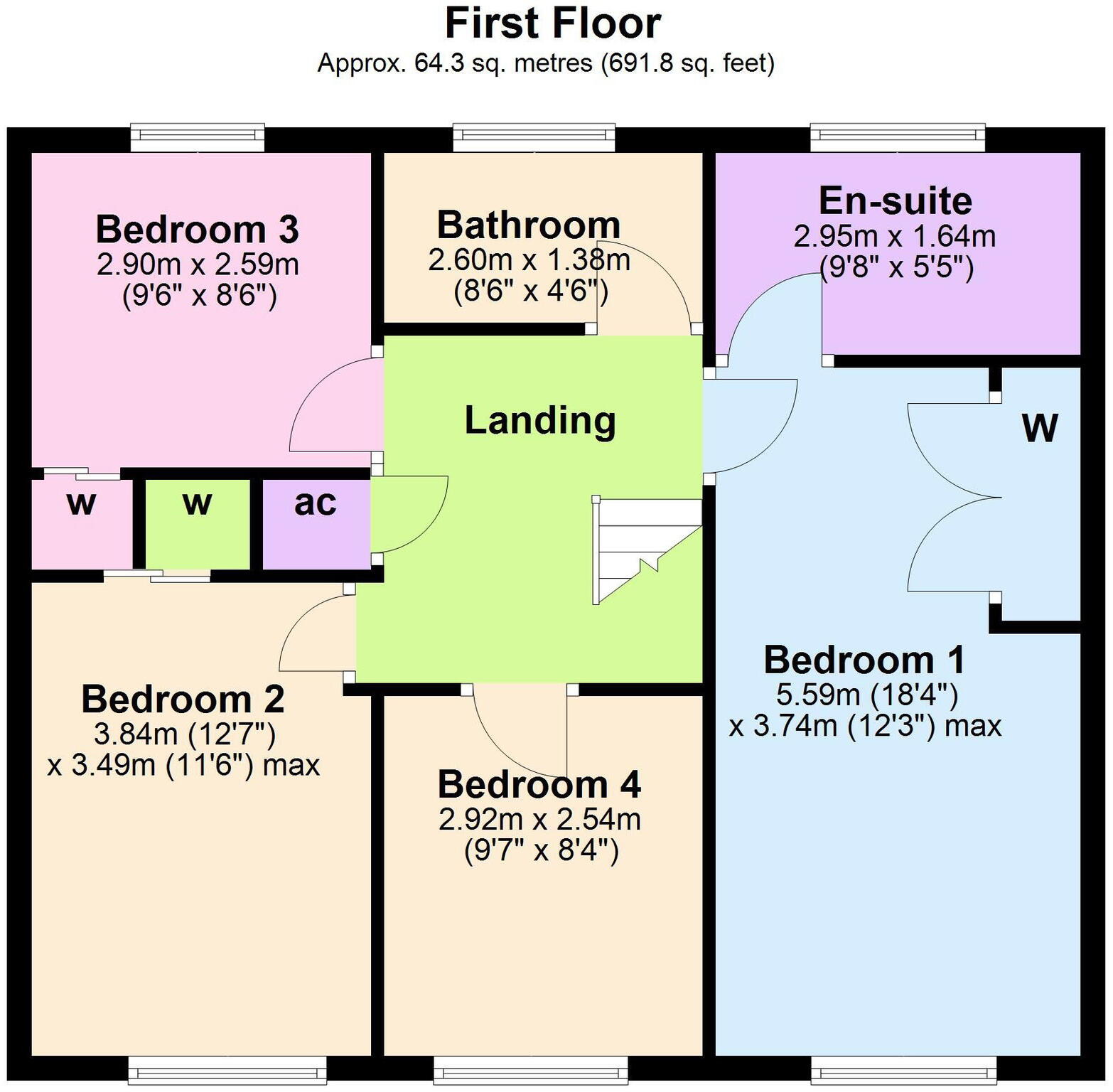 Roxton Close, Barton Seagrave NN15 floorplan
