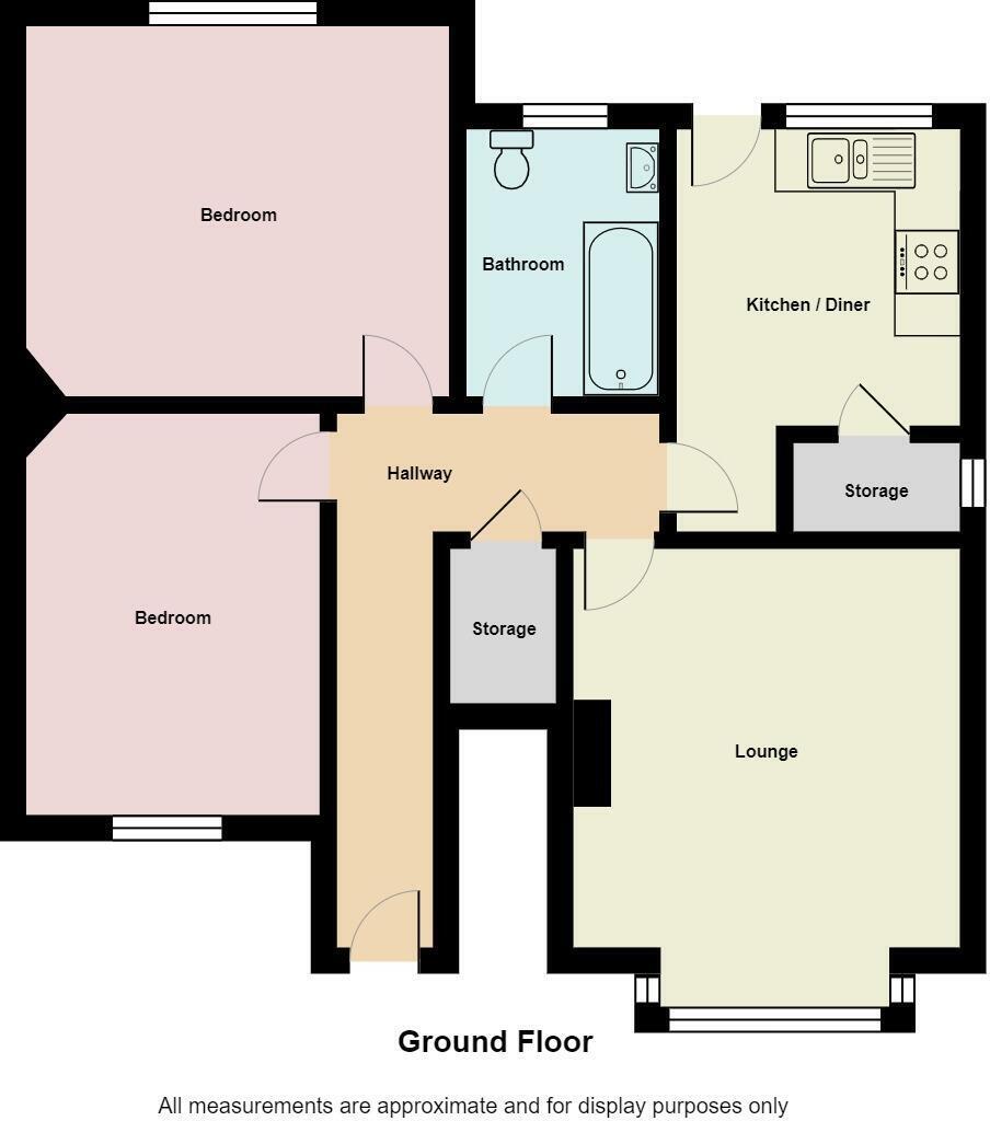 15 Marina Road, Trent Vale, Stoke-On-Trent, Staffordshire ST4 5PG floorplan