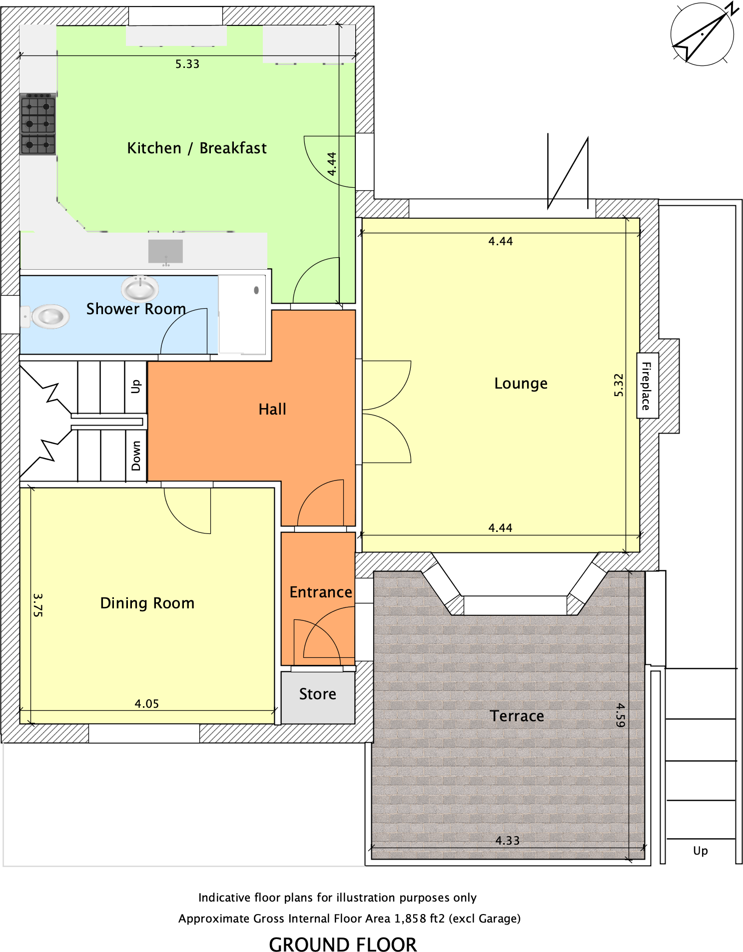 Luddington Road, Stratford-Upon-Avon, Warwickshire, CV37 floorplan