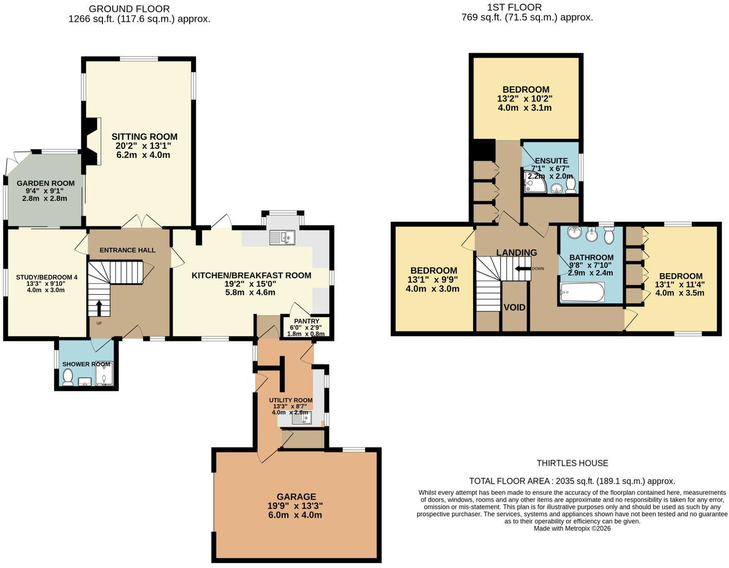 Cross Road, Skeyton floorplan