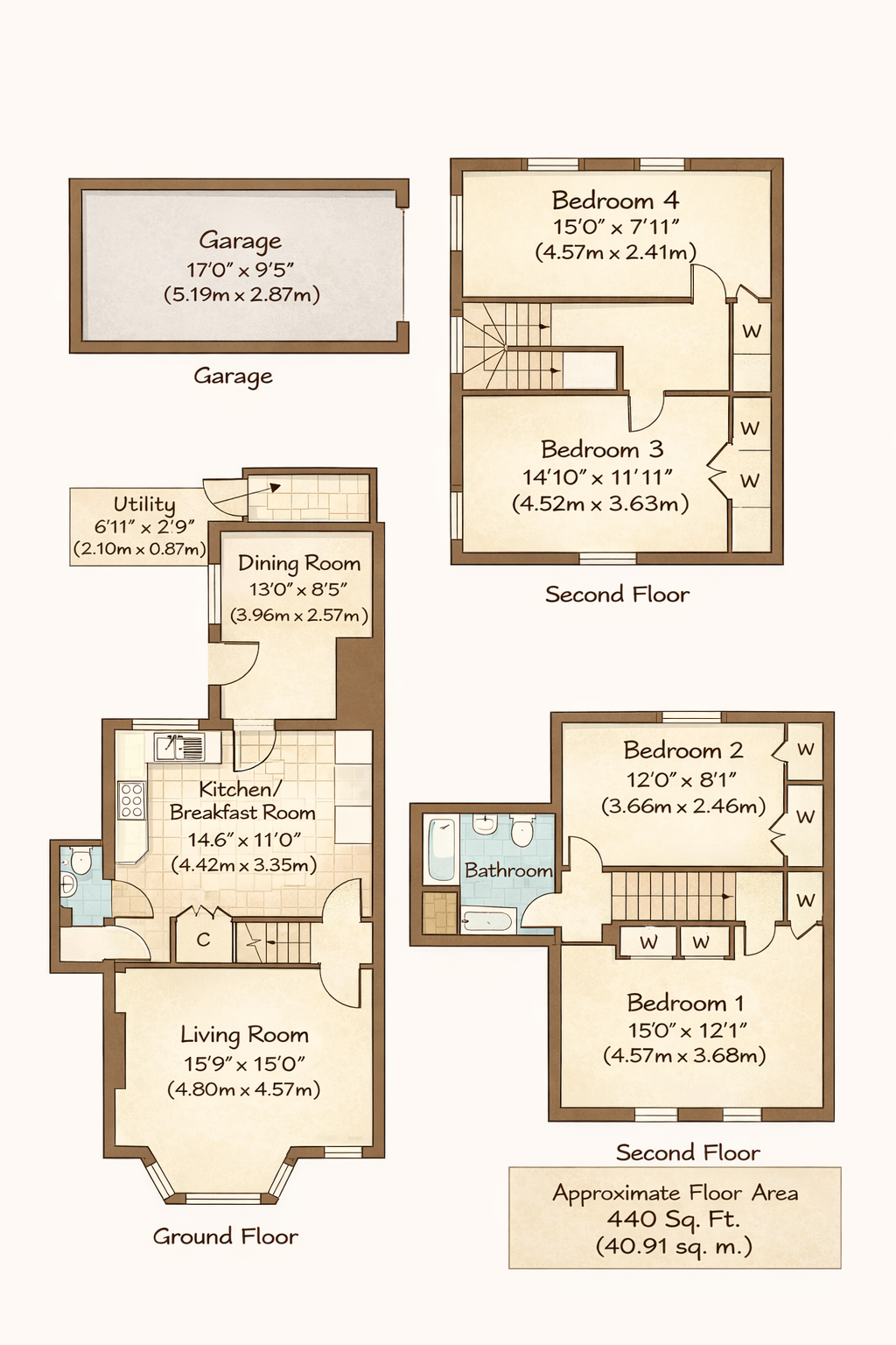 Park Road, Milnthorpe, LA7 floorplan