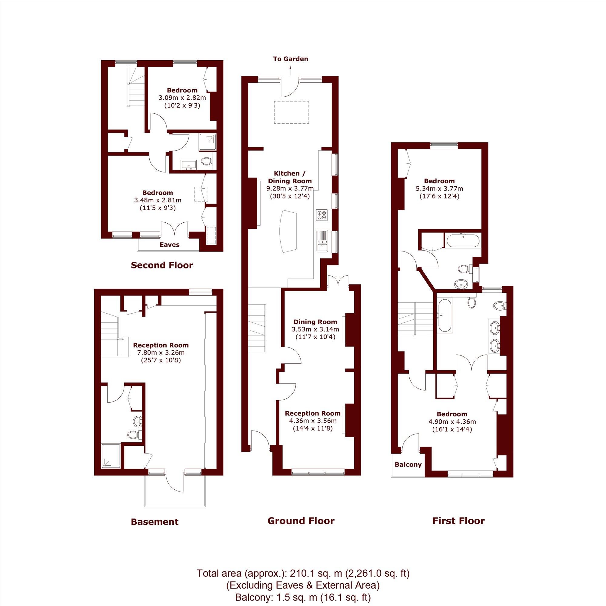Bovingdon Road, Fulham floorplan