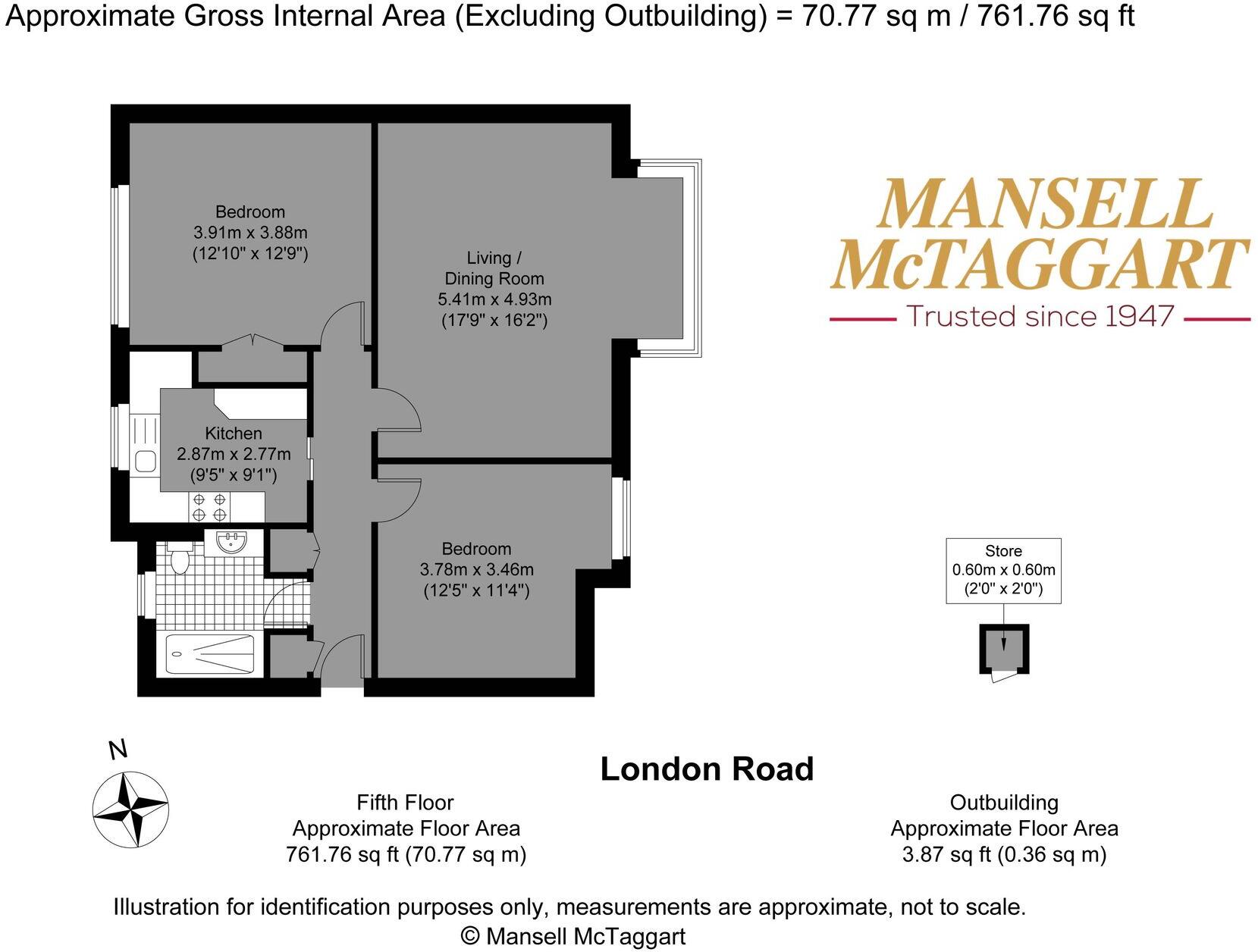 London Road, Preston, BN1 floorplan
