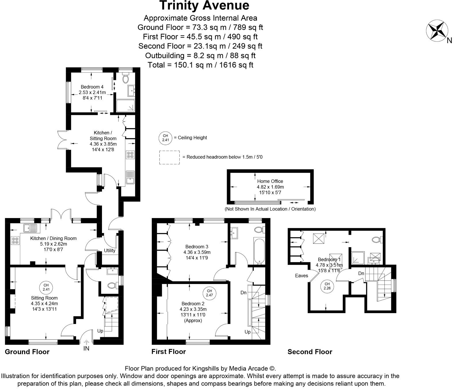 Trinity Avenue, Marlow, SL7 3AL floorplan