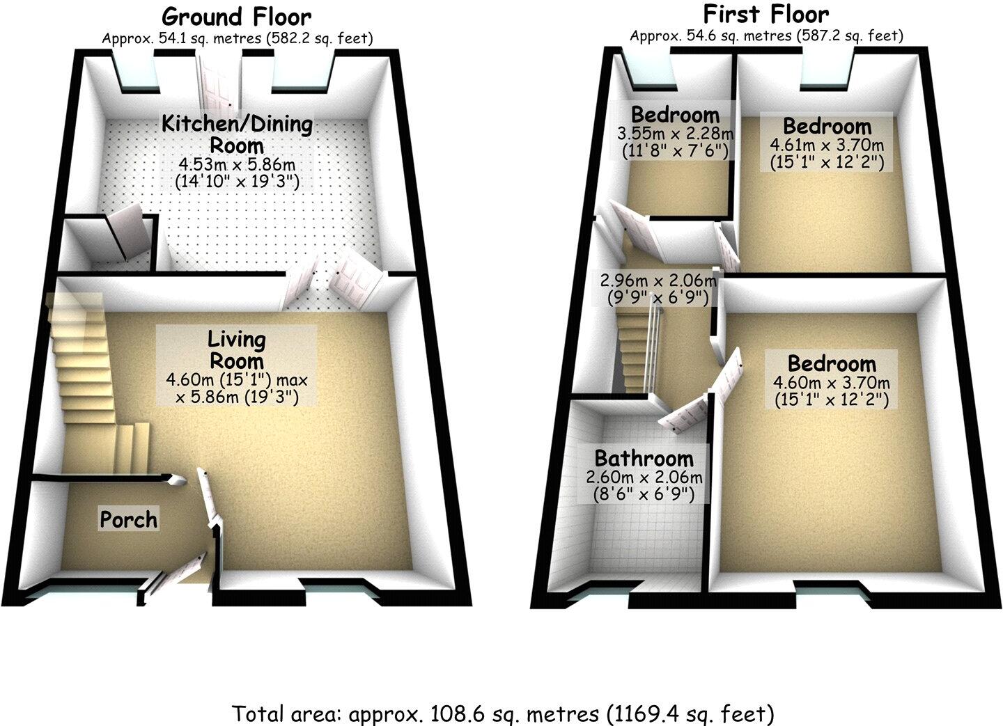 Dale Street, Milnrow, Rochdale, Greater Manchester, OL16 floorplan
