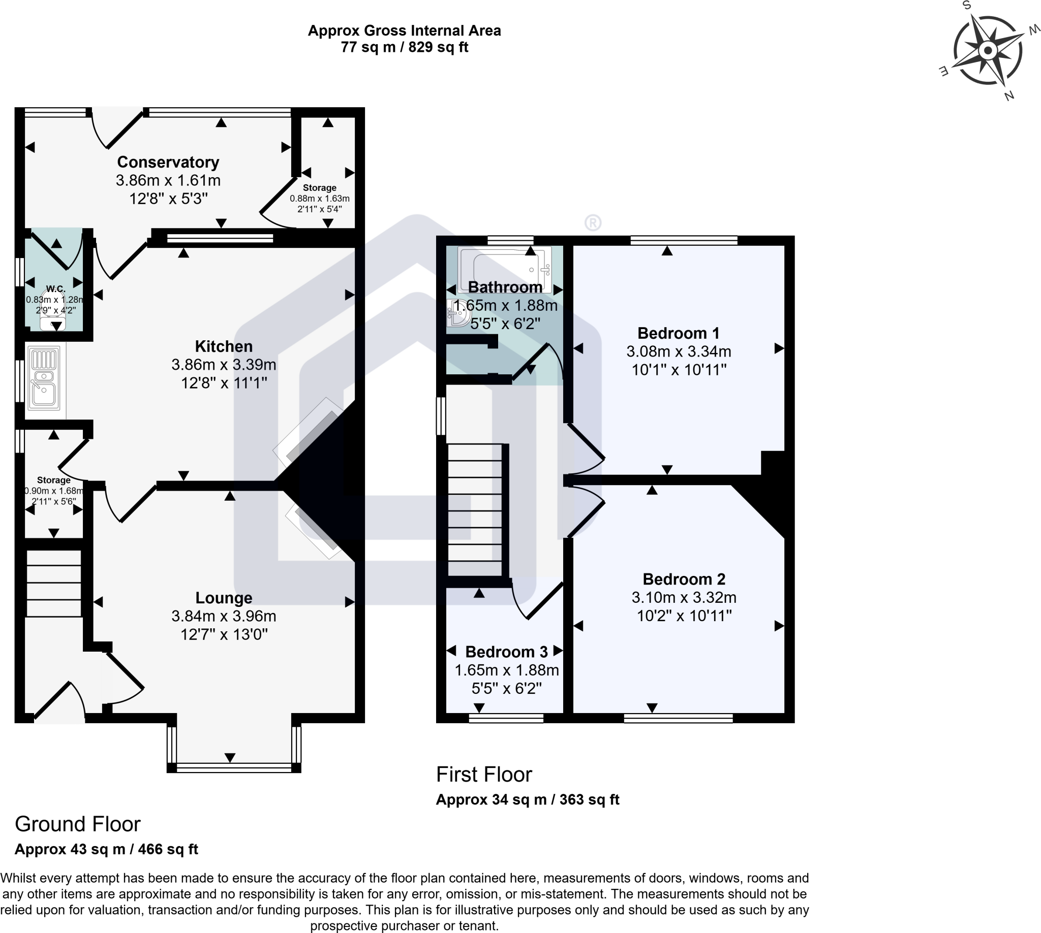 9 Garnett Road West, staffordshire, ST5 8EQ floorplan