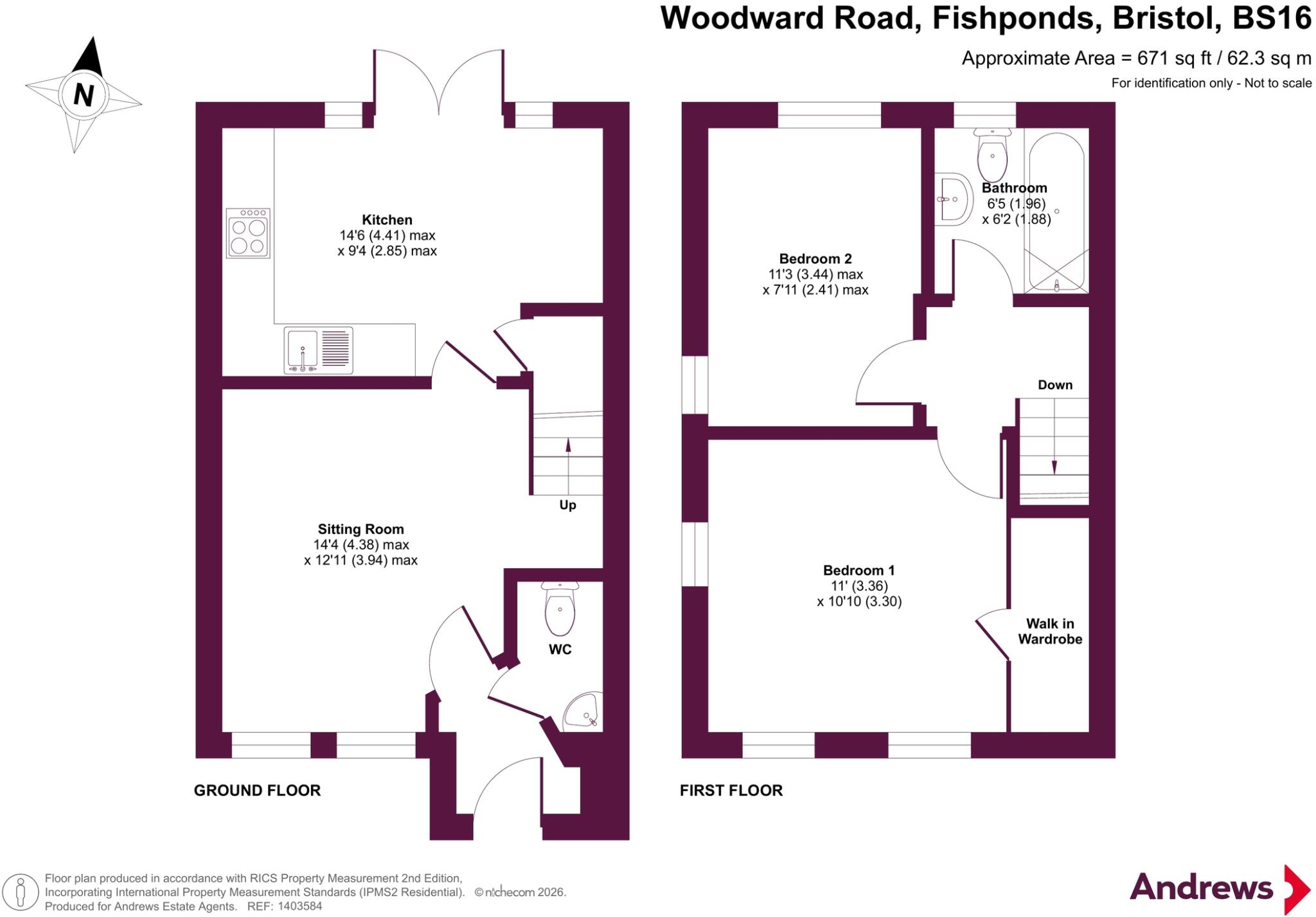 Woodward Road, Fishponds, Bristol, Bristol City, BS16 floorplan