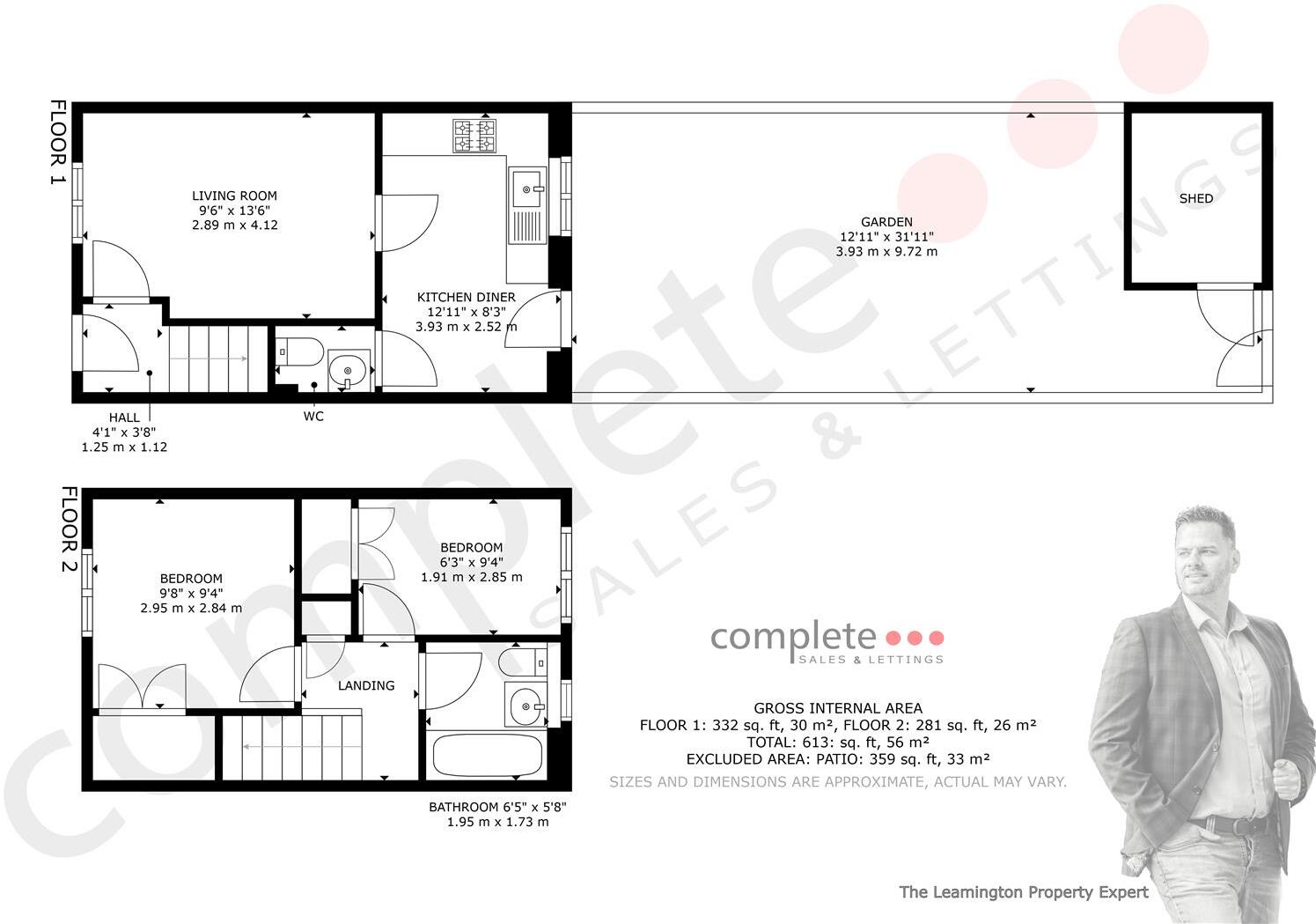 Parish End, Leamington Spa floorplan